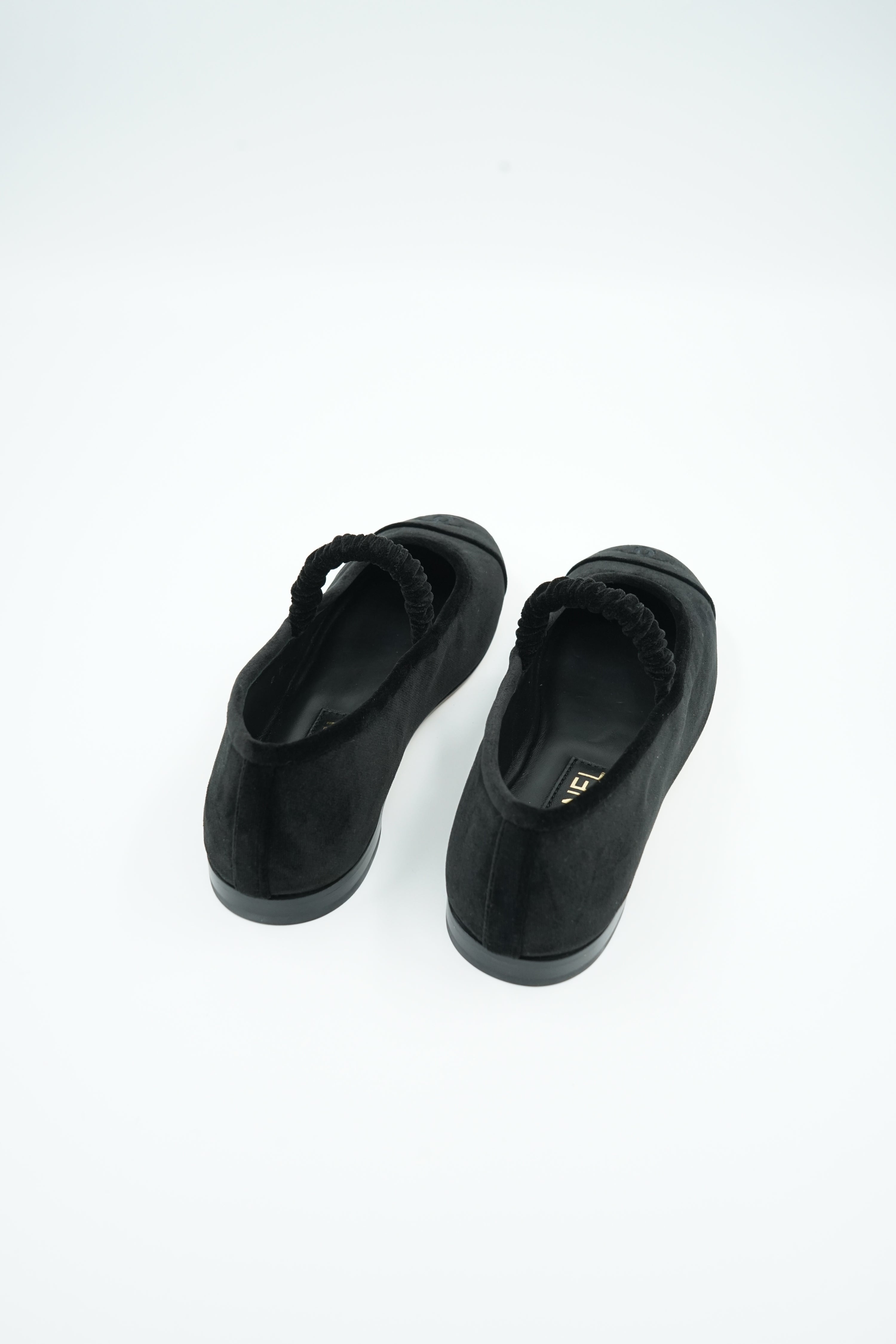 Chanel Velvet Mary Jane Ballerinas 2025