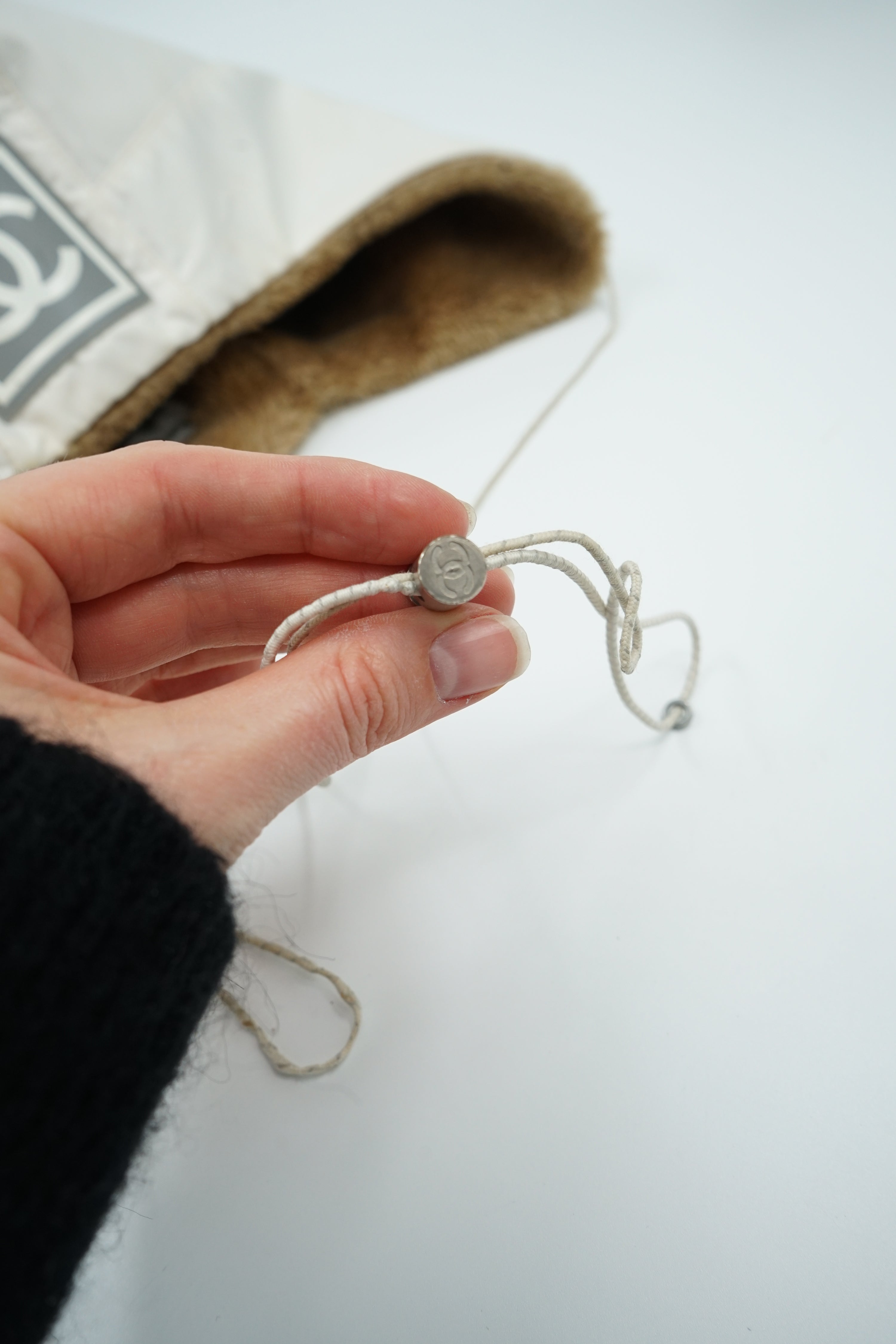 Chanel FW2001 Ski Logo Chapka Hat