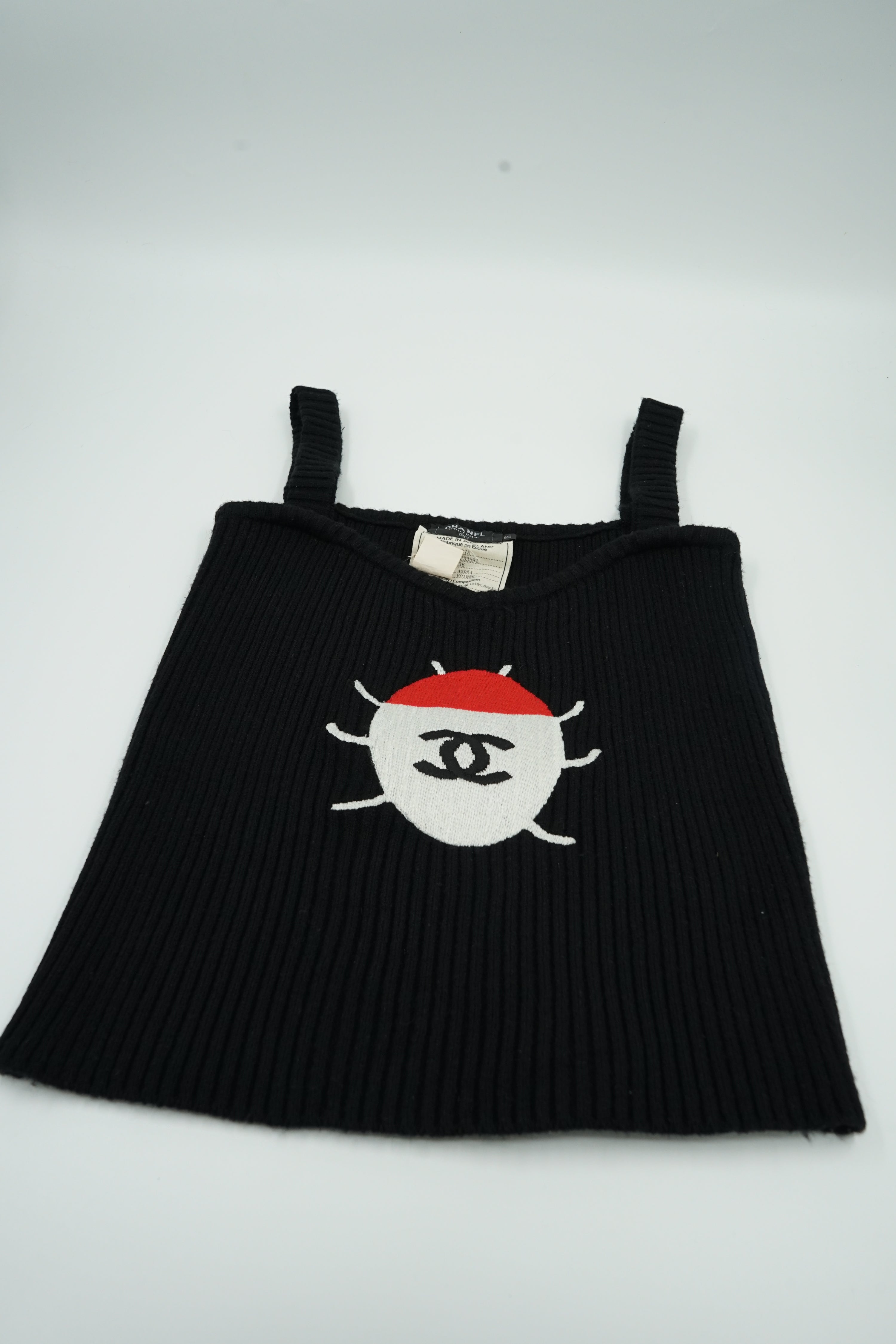 Chanel Ladybug Knit Top 1997