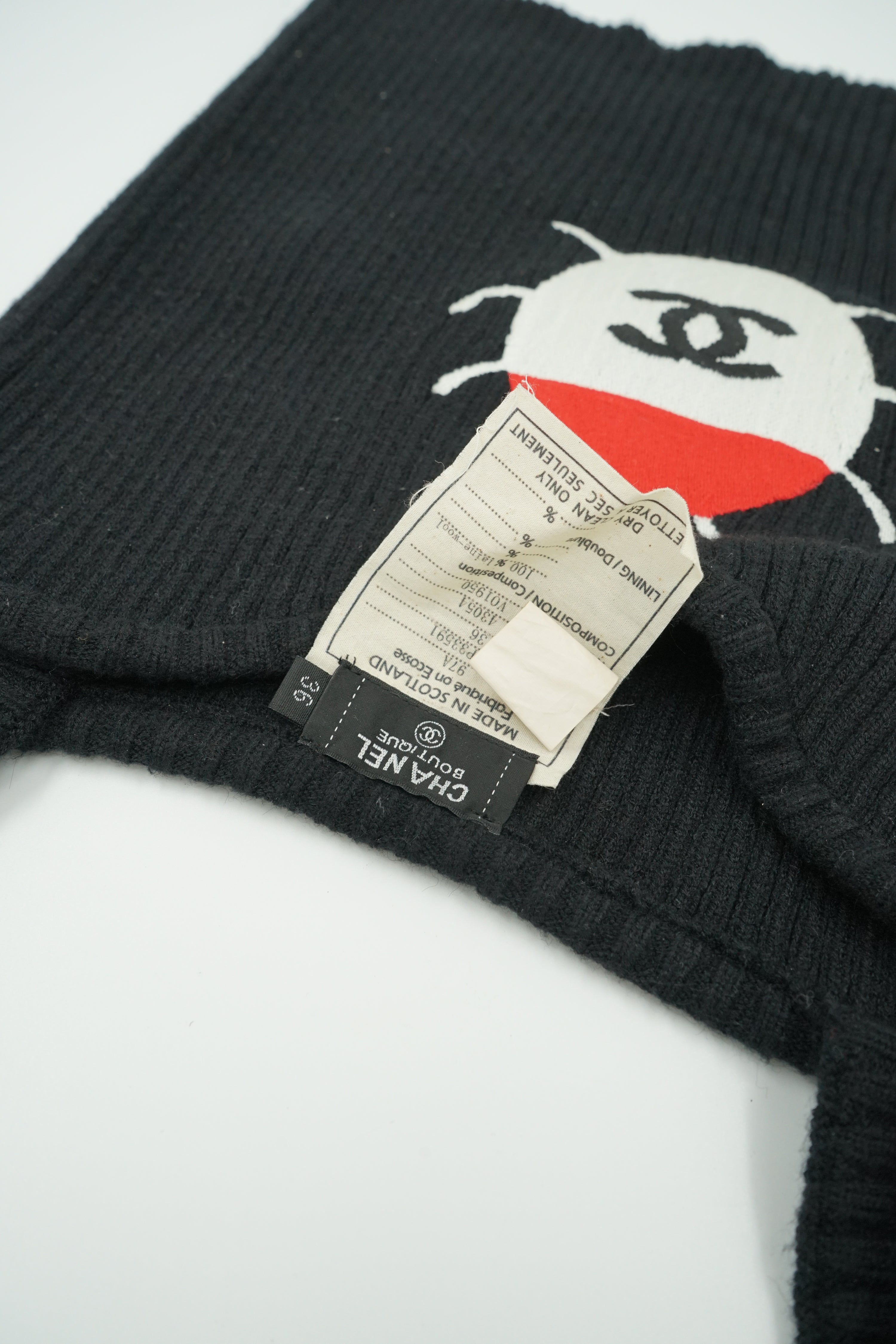 Chanel Ladybug Knit Top 1997