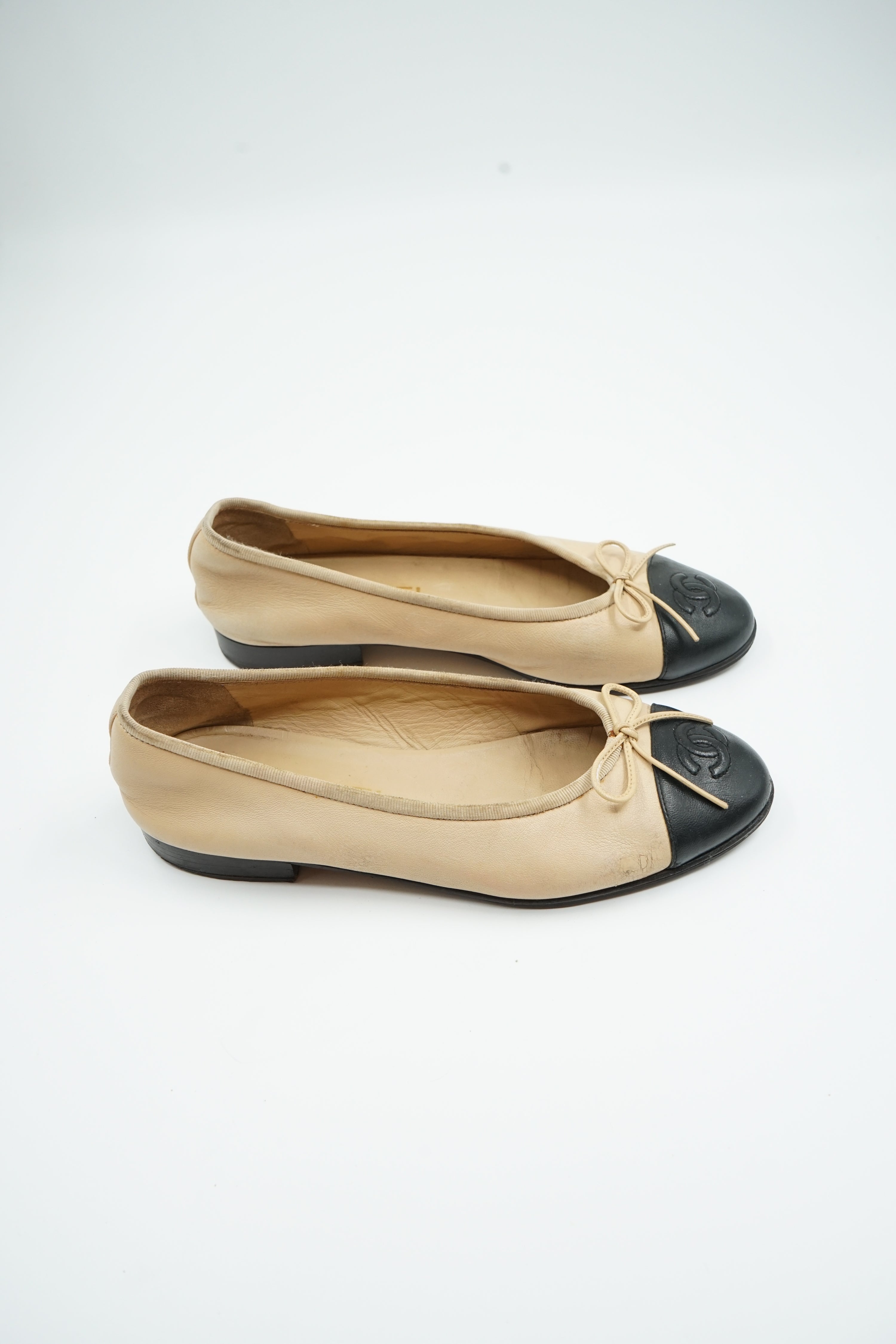 Chanel Ballet Flats Beige
