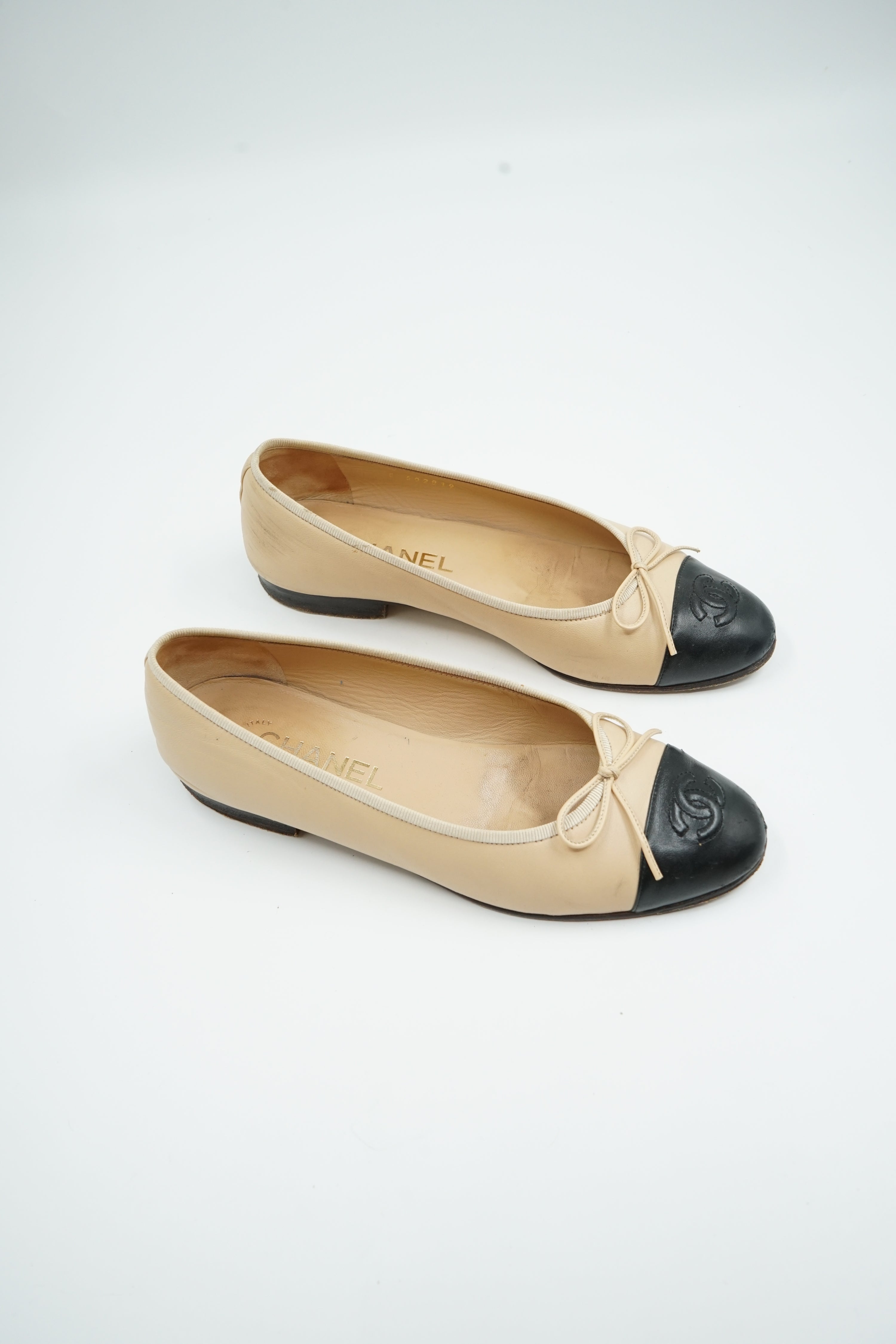 Chanel Ballet Flats Beige
