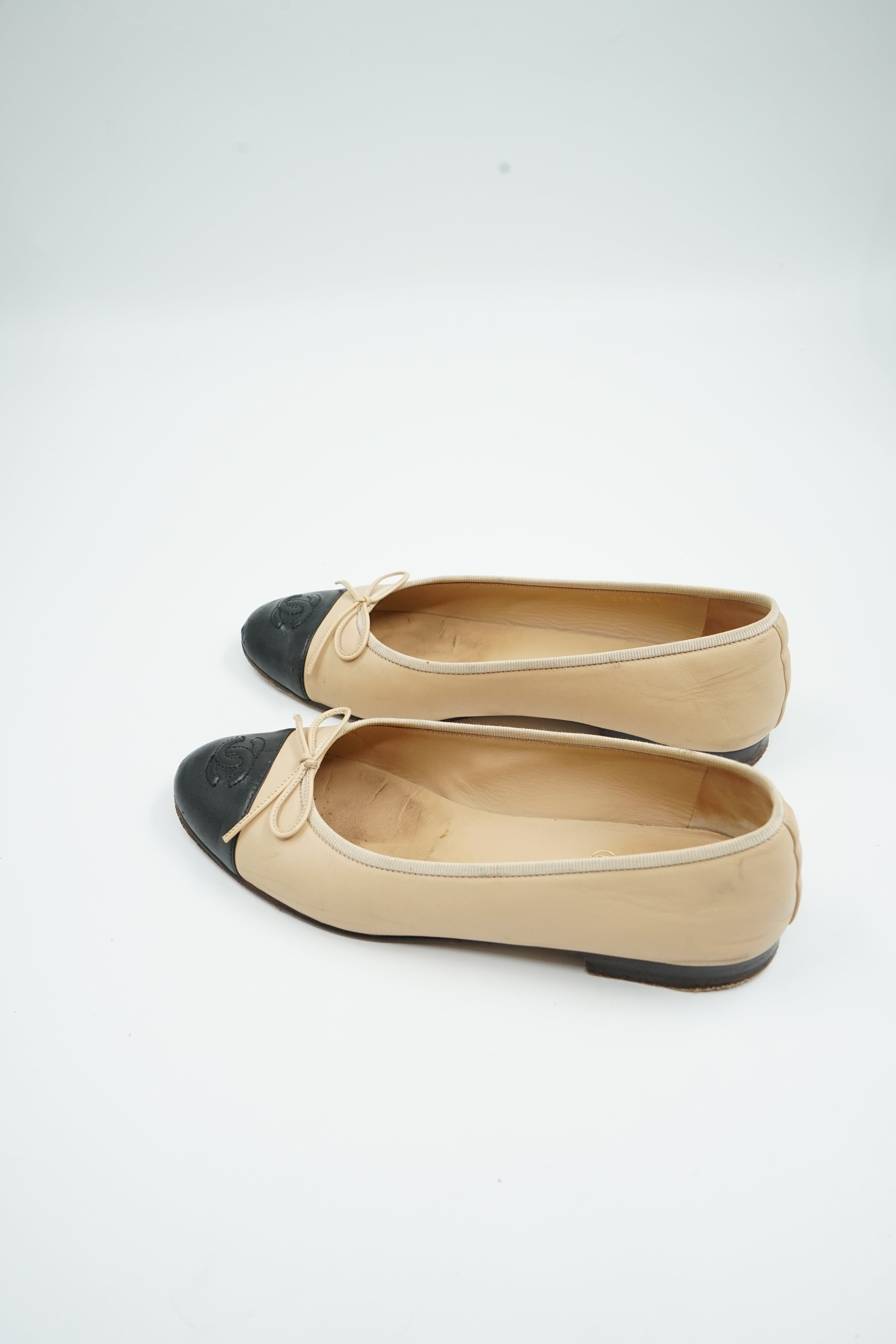 Chanel Ballet Flats Beige