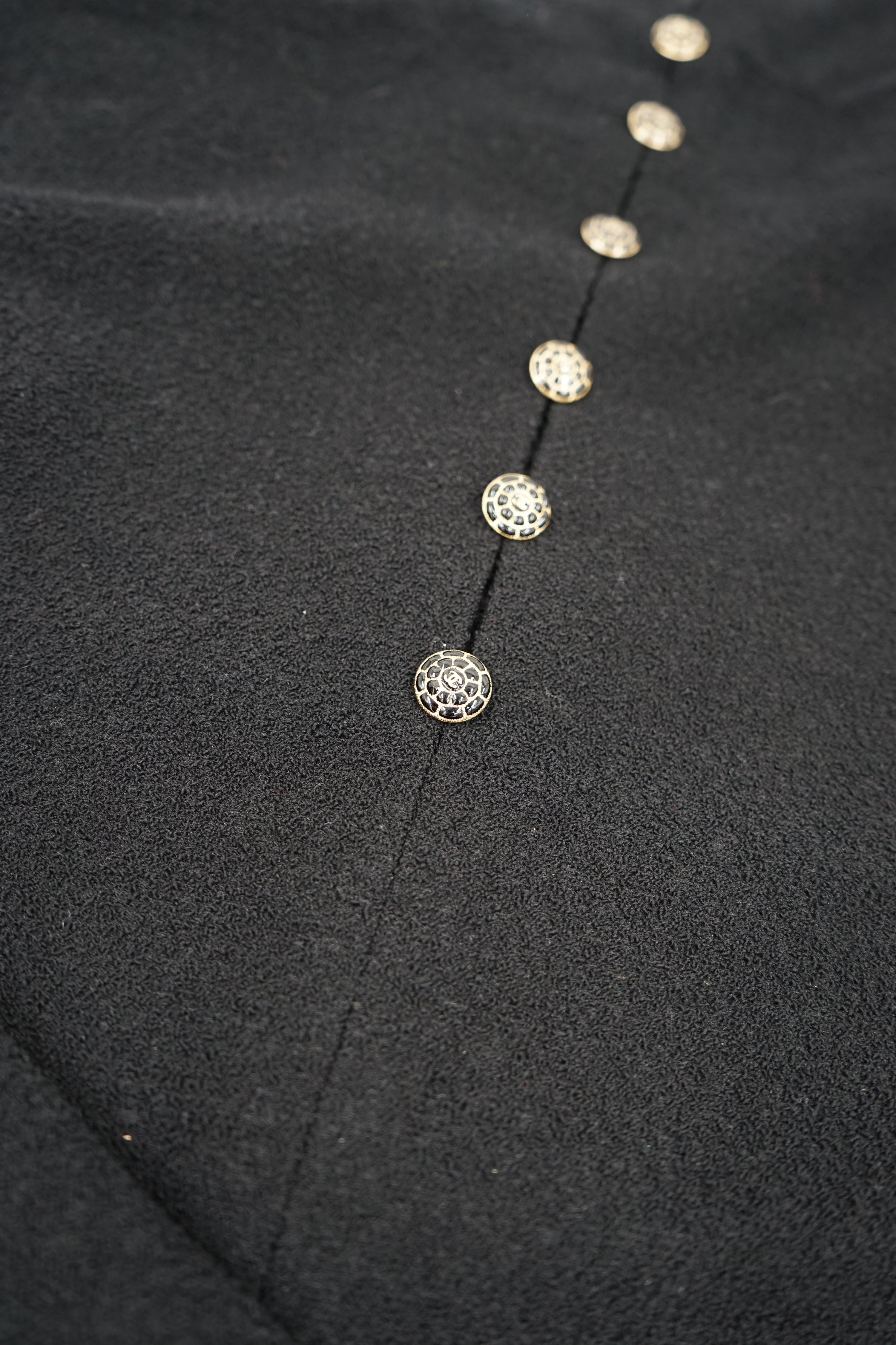 Chanel SS07 Tweed Dress Black