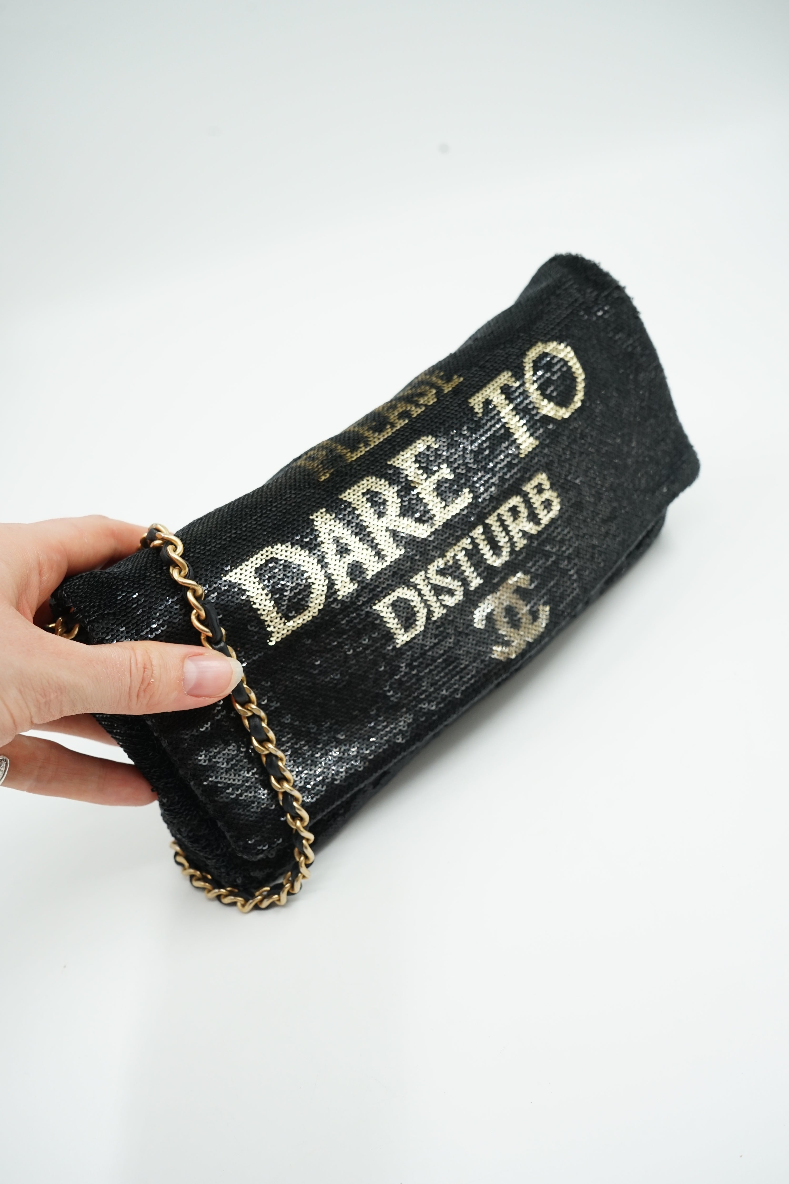 Chanel Dare To Disturb Sequin Flap Bag