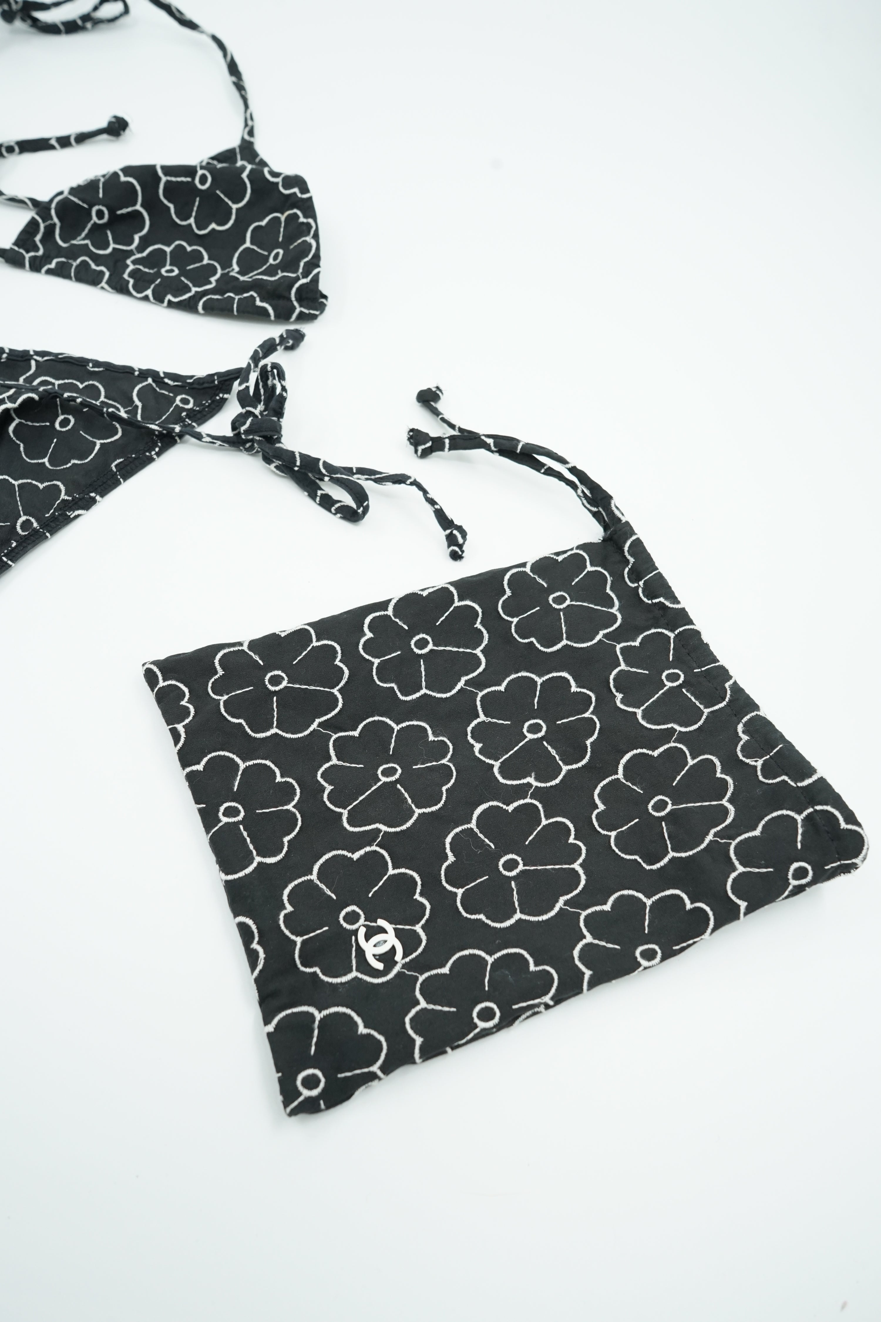 Chanel Camelia Flower Logo Bikini