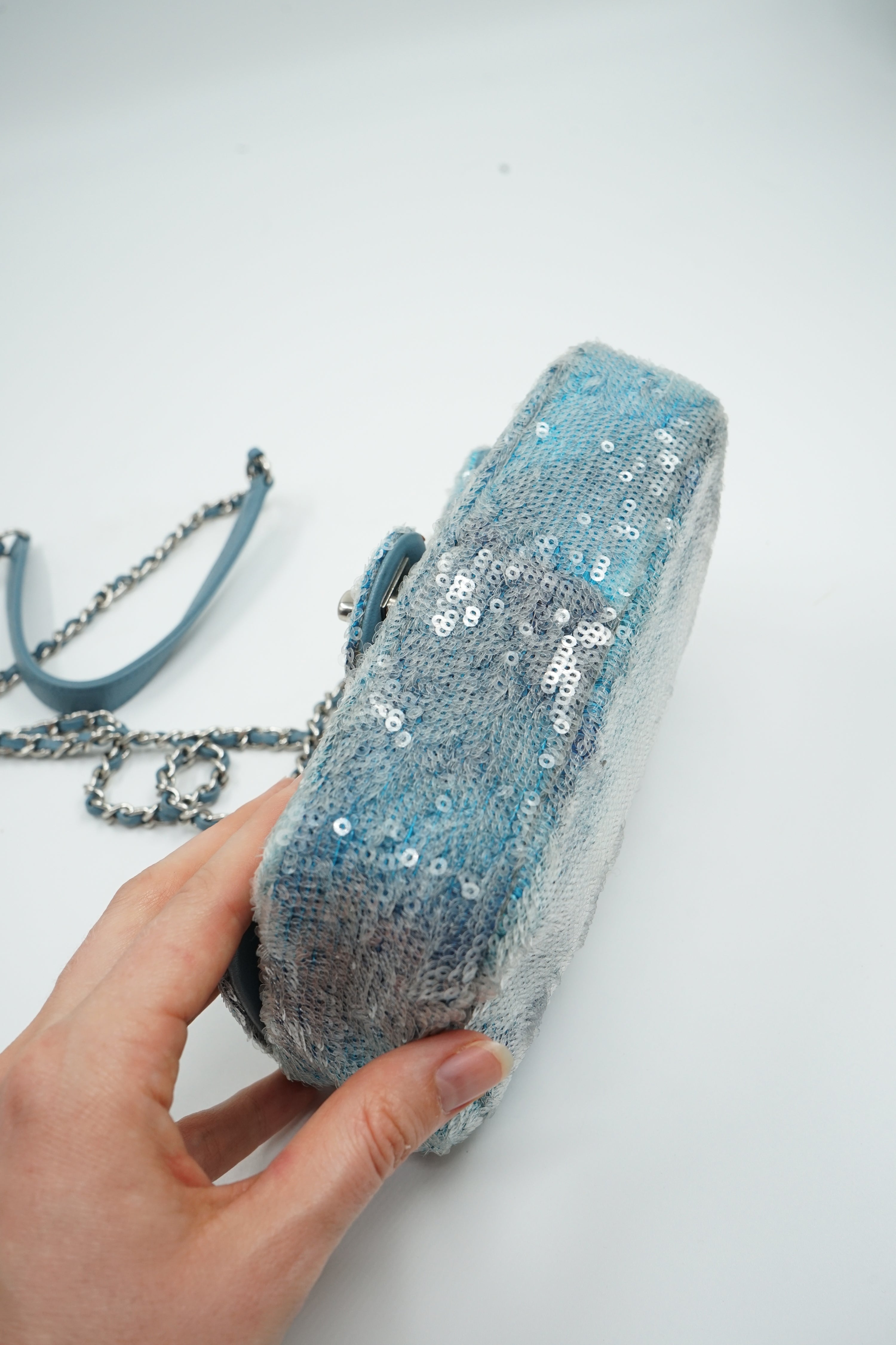 Chanel Small Waterfall Sequin Flap Bag