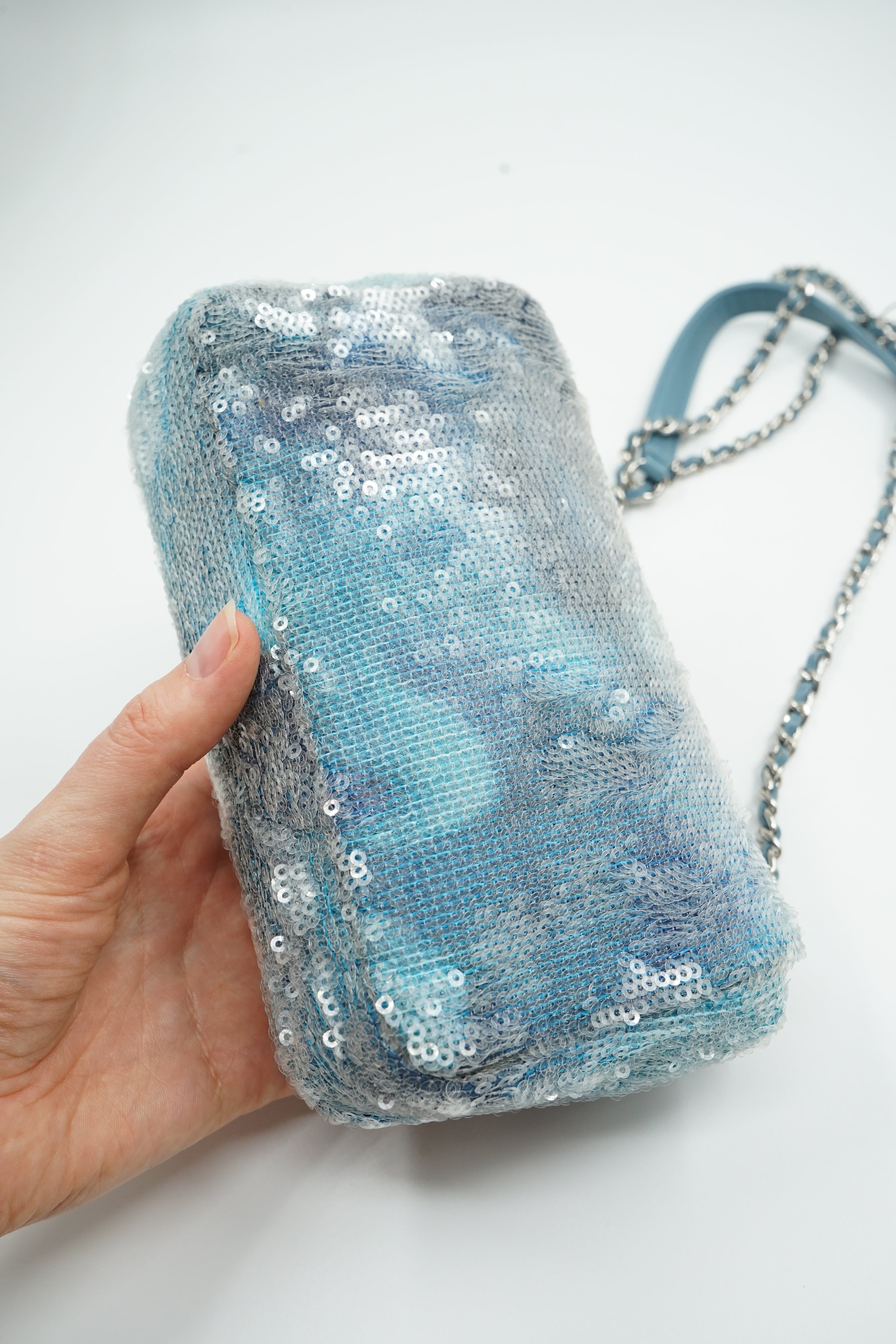 Chanel Small Waterfall Sequin Flap Bag