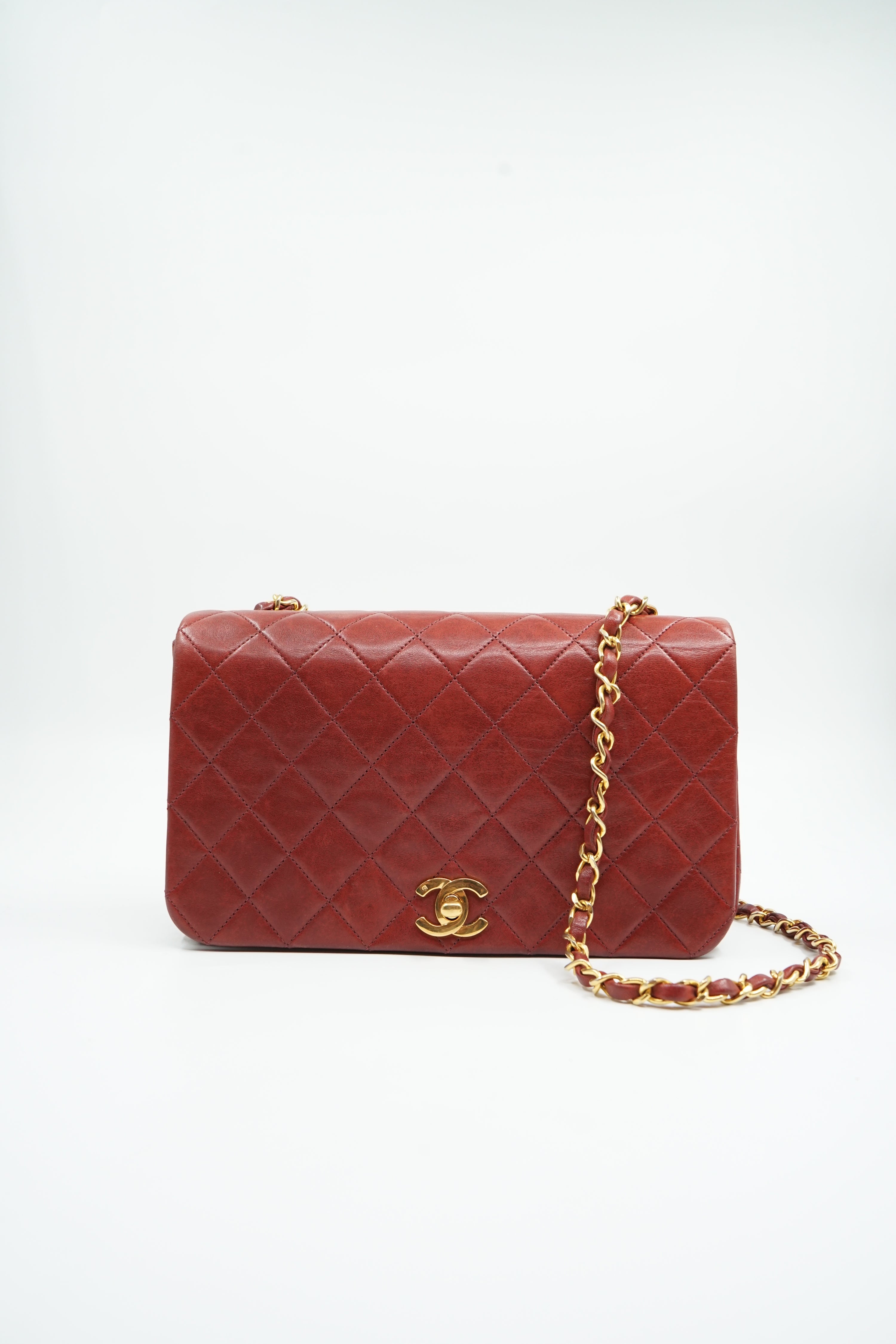 Chanel Medium Full Flap Burgundy