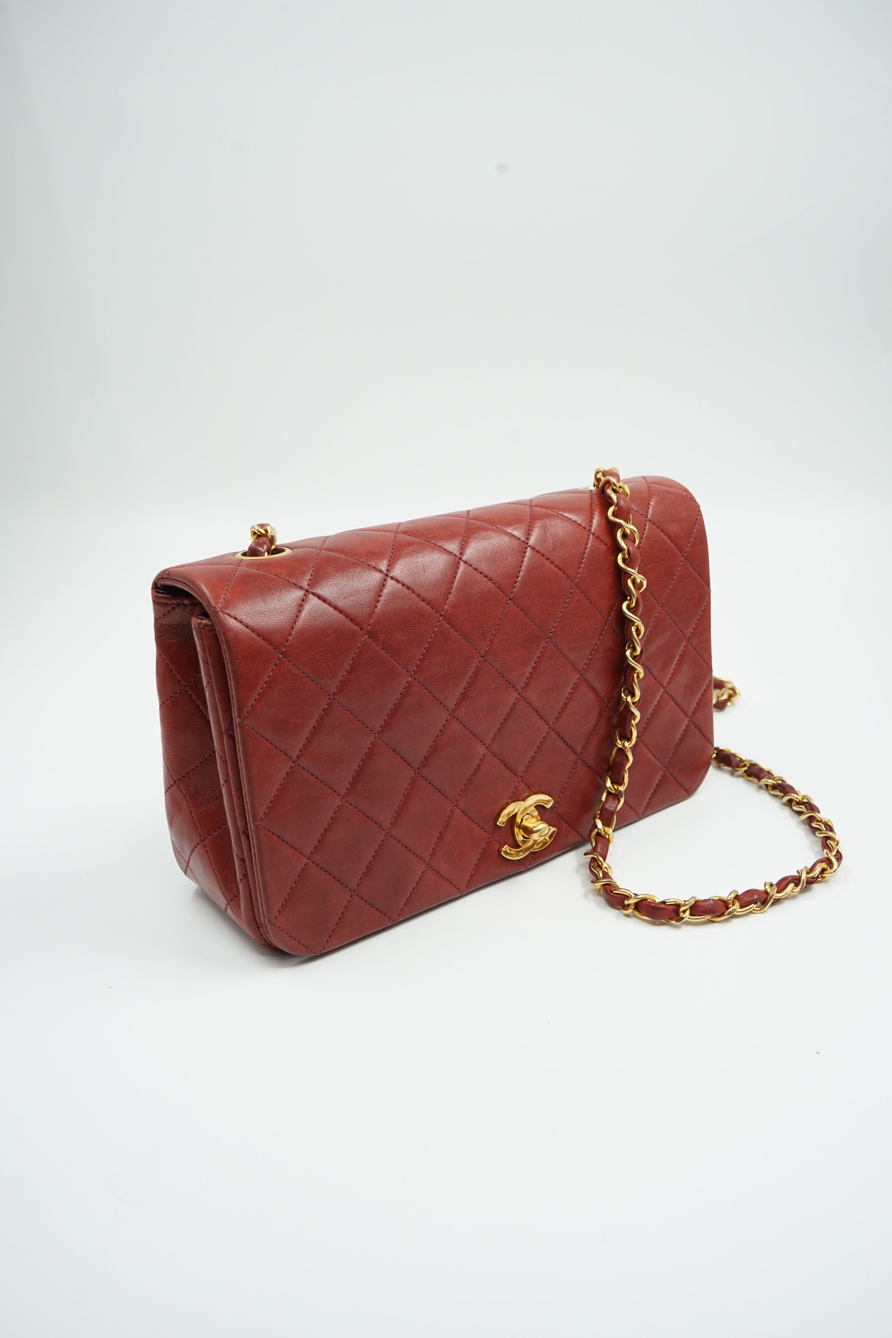 Chanel Medium Full Flap Burgundy