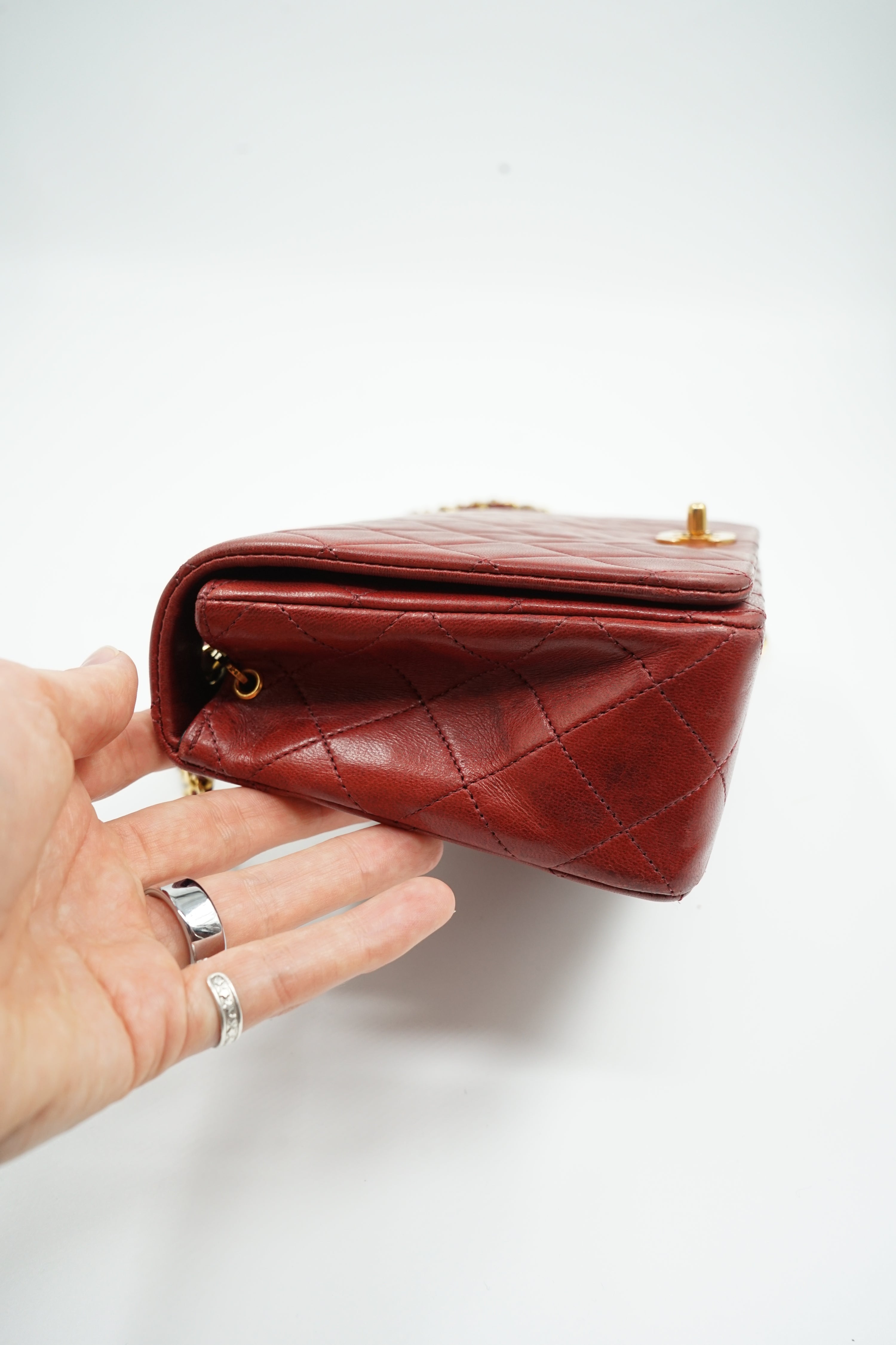 Chanel Medium Full Flap Burgundy