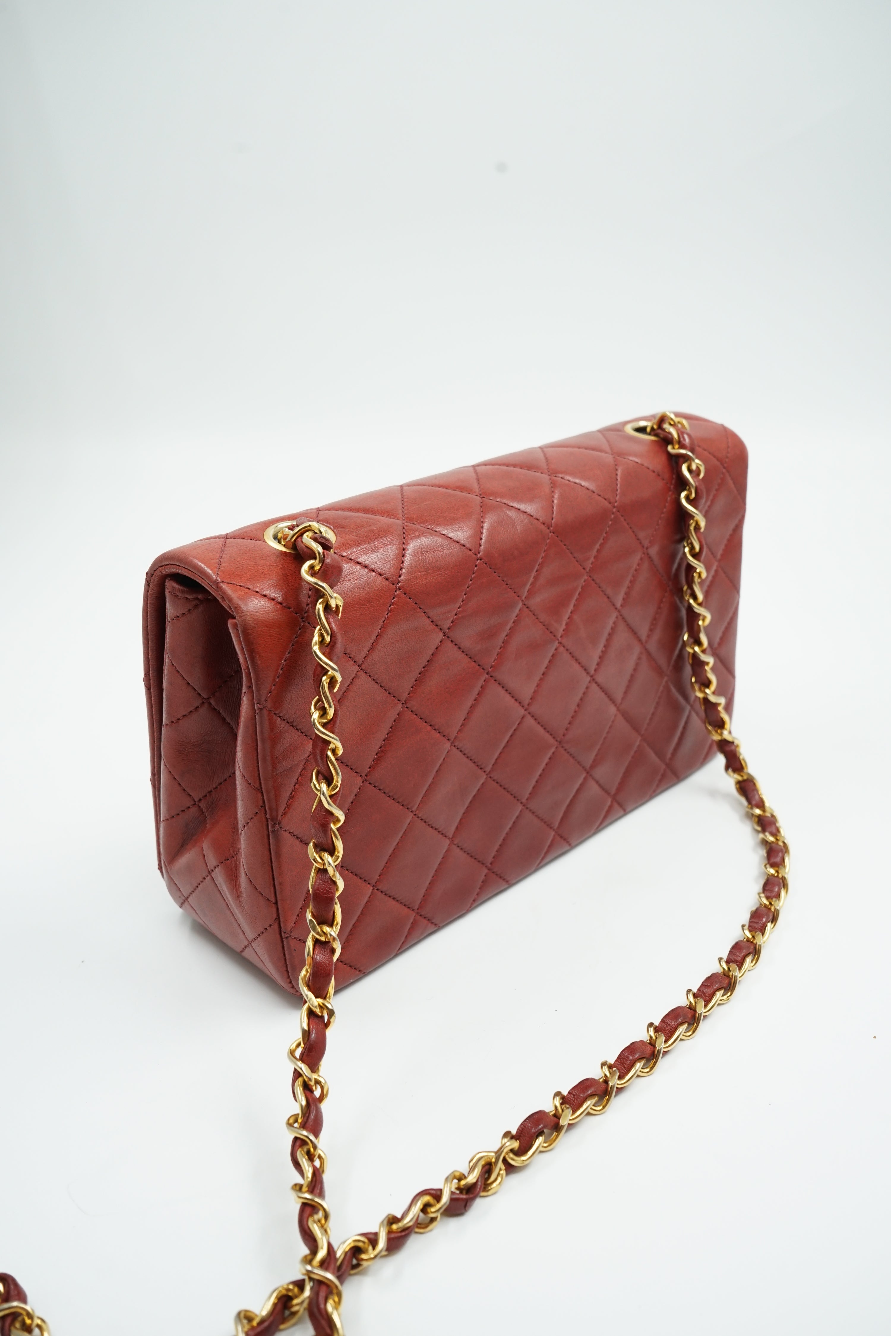 Chanel Medium Full Flap Burgundy