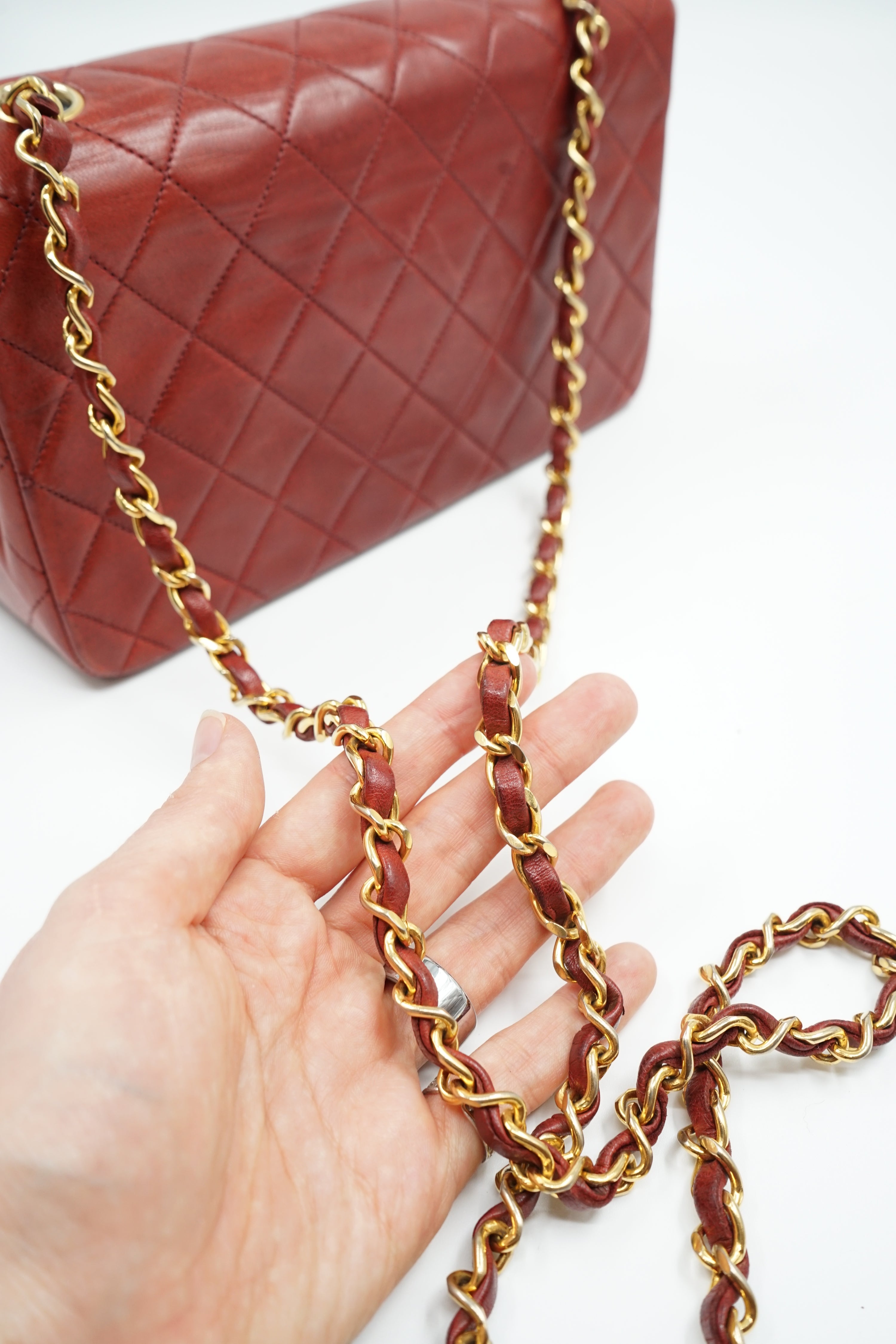 Chanel Medium Full Flap Burgundy