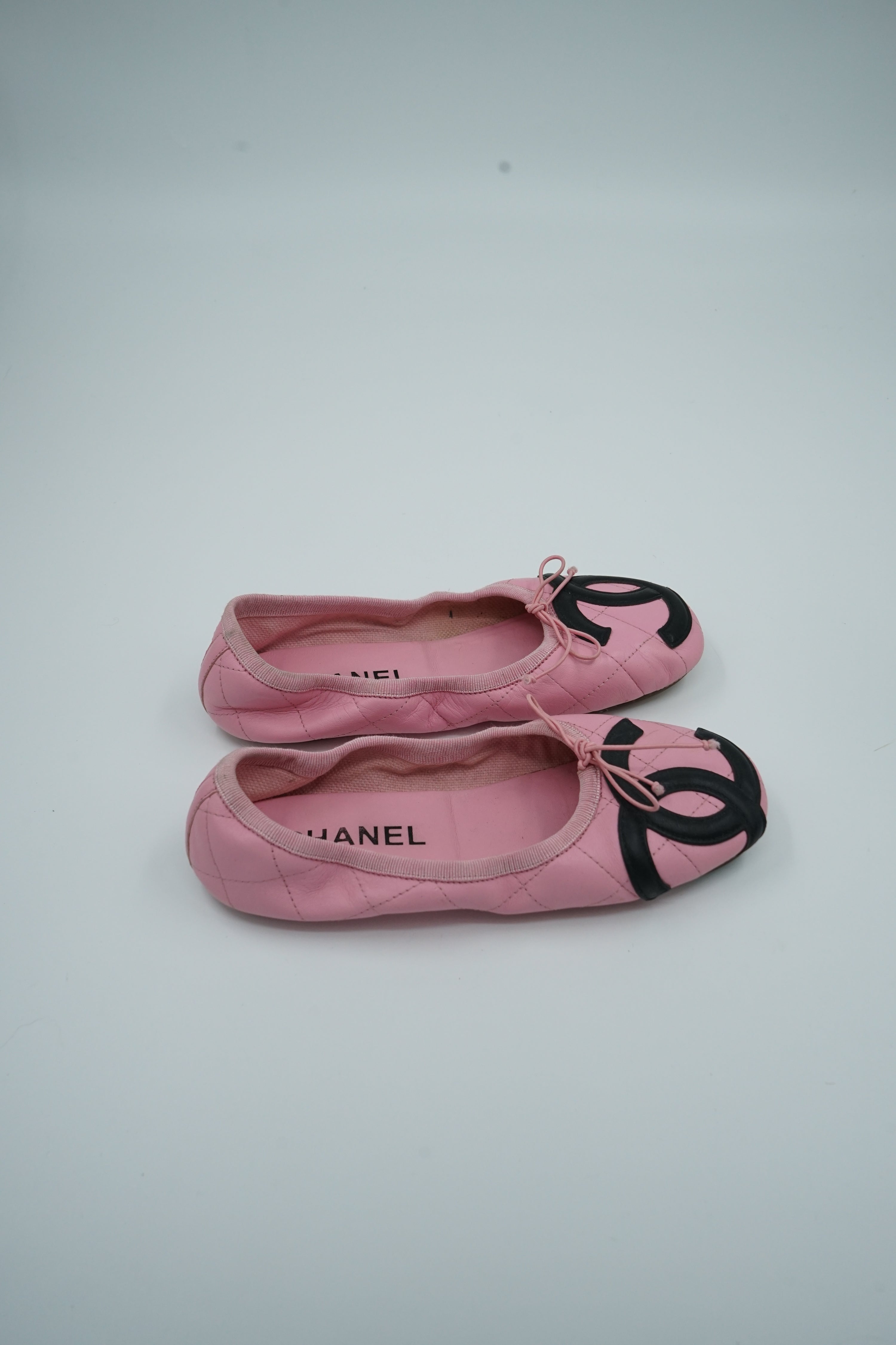 Chanel Cambon Ballerina Flats Pink
