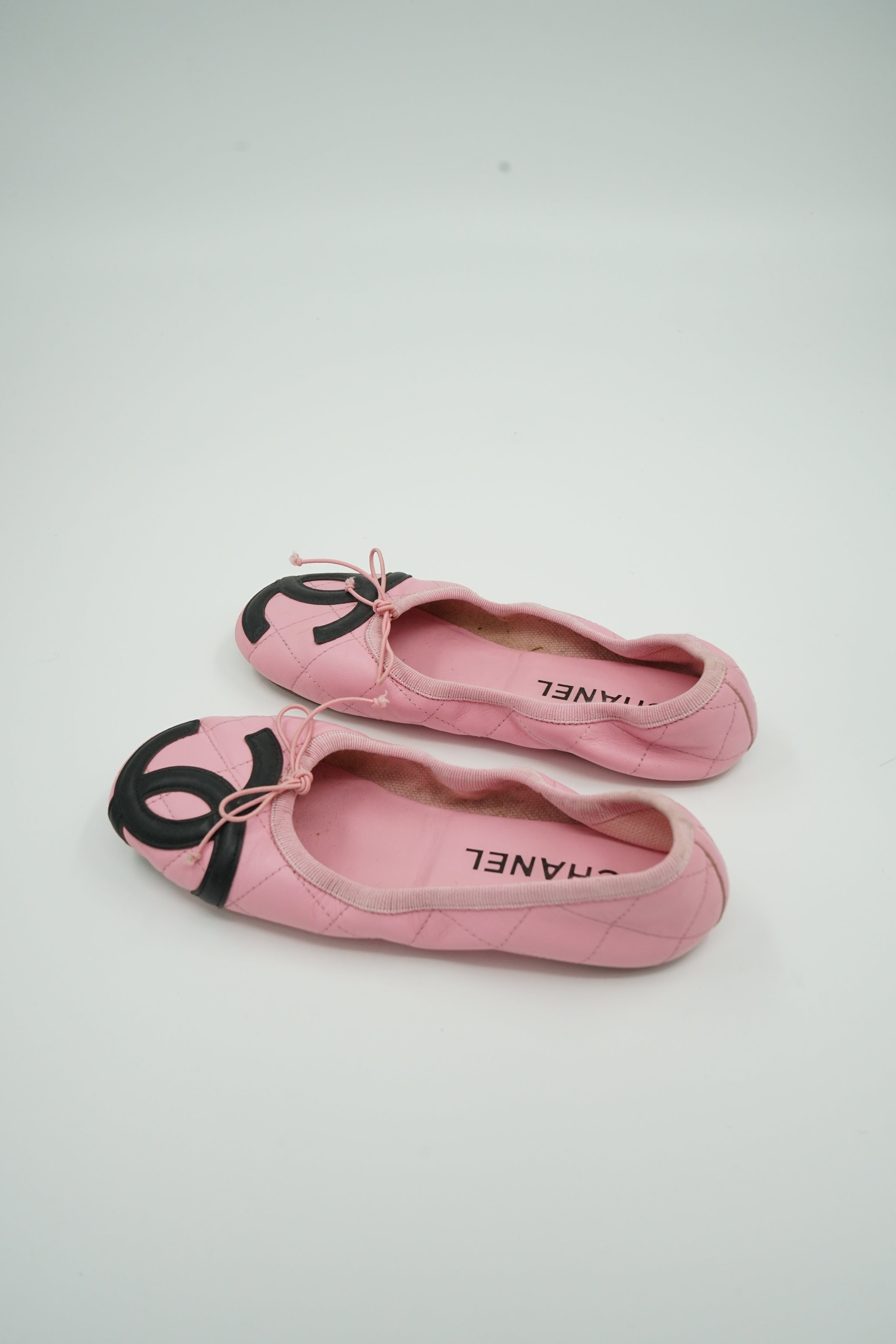 Chanel Cambon Ballerina Flats Pink