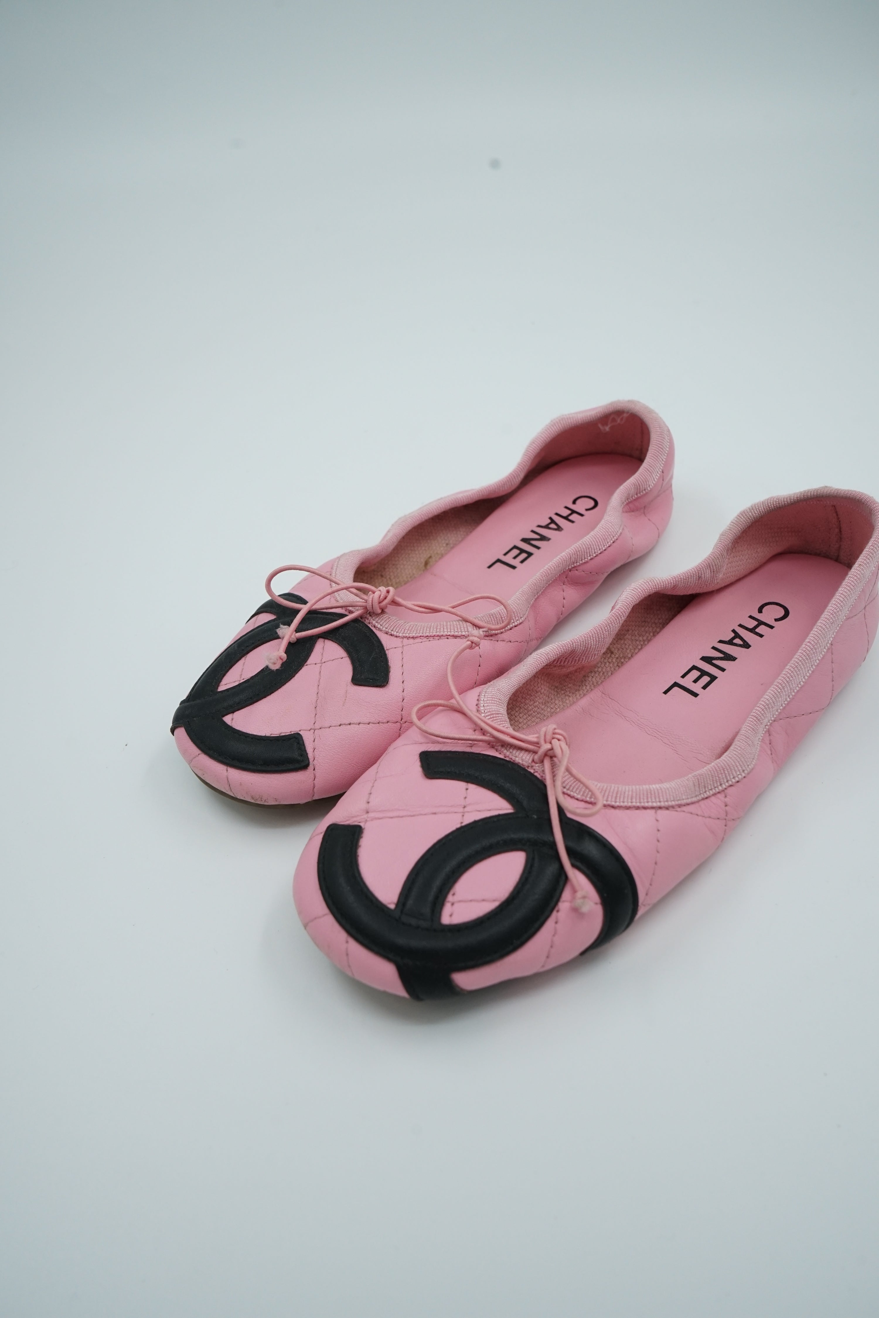 Chanel Cambon Ballerina Flats Pink
