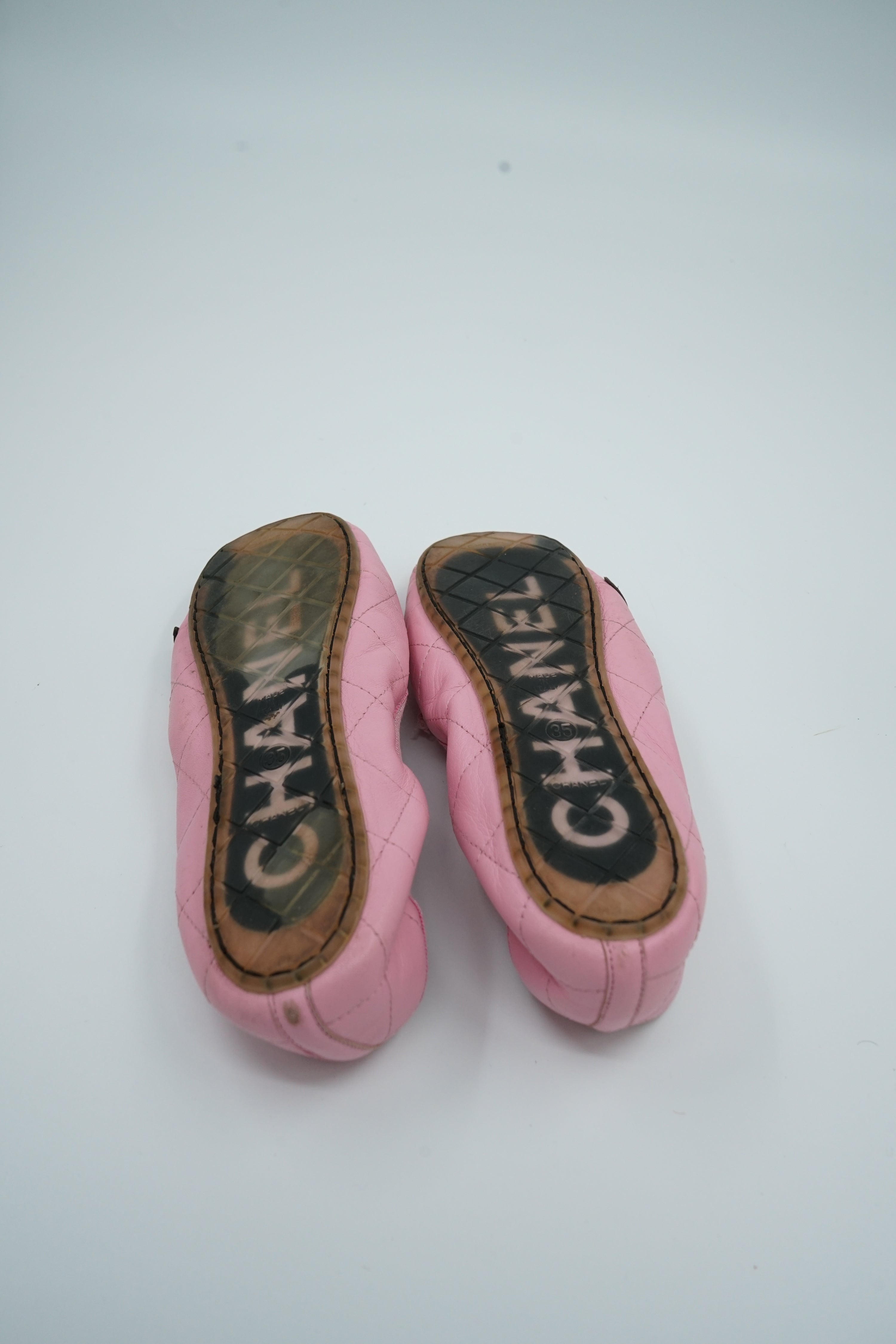 Chanel Cambon Ballerina Flats Pink