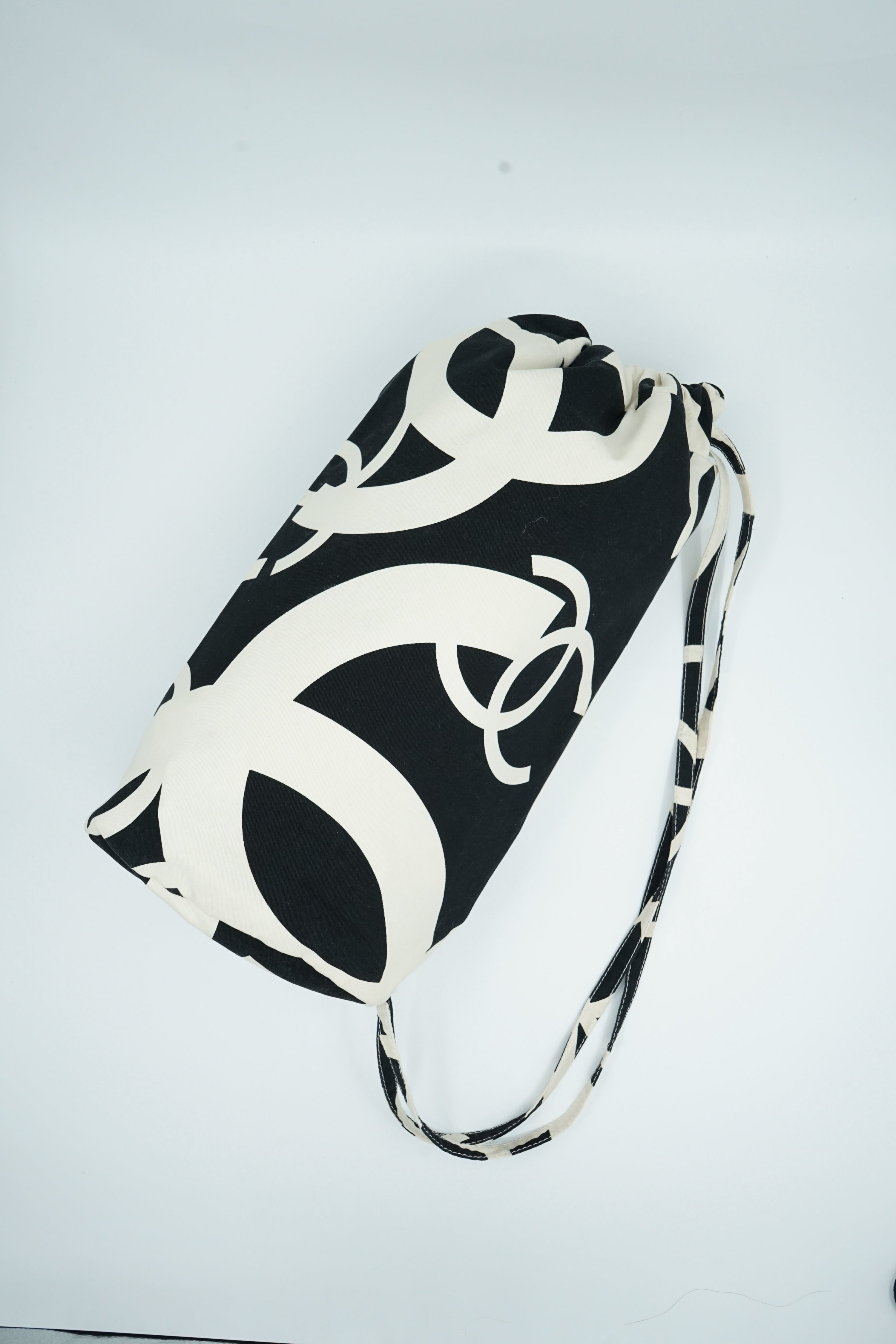 Chanel Drawstring Travel Bag With Matching Beach Blanket