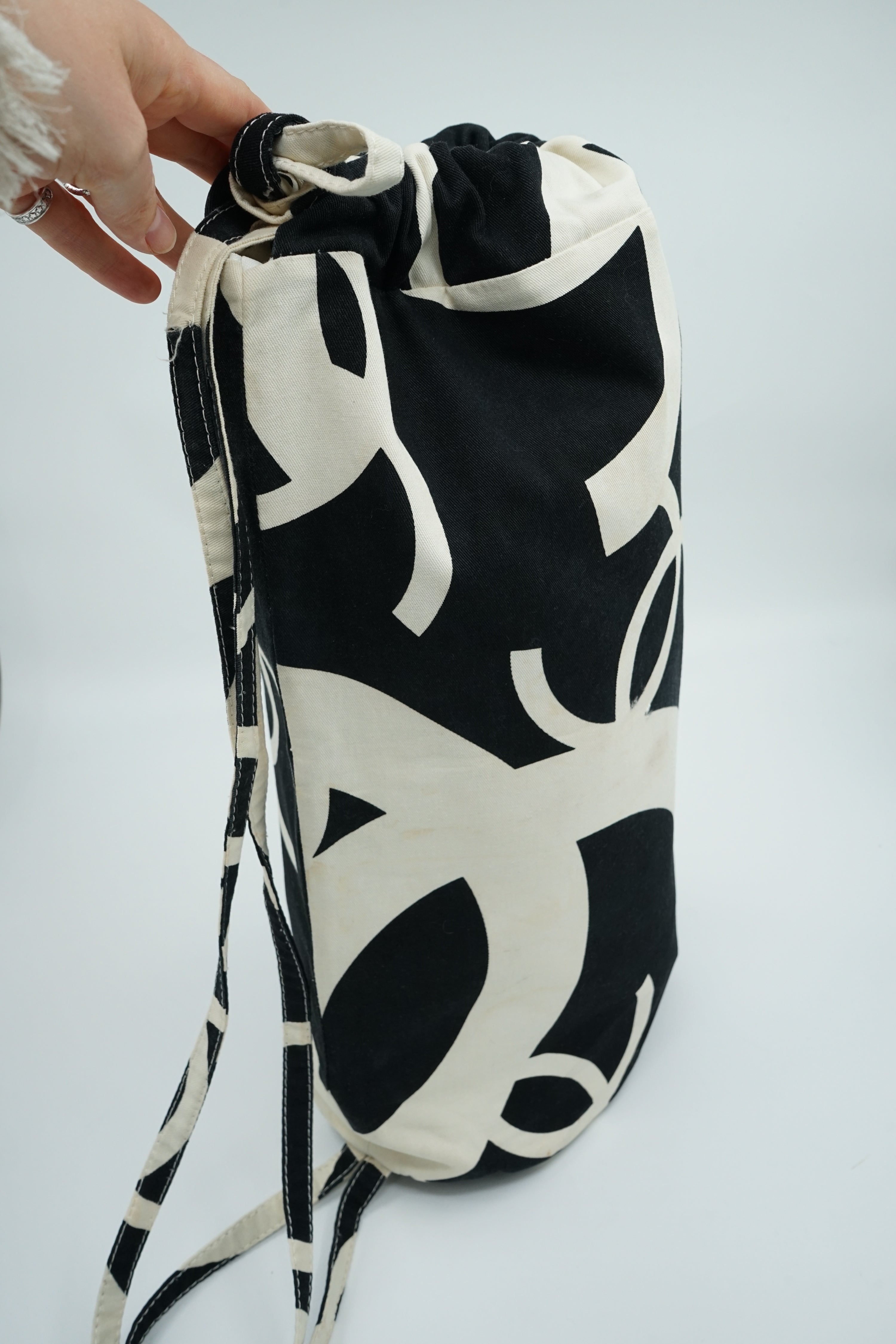 Chanel Drawstring Travel Bag With Matching Beach Blanket