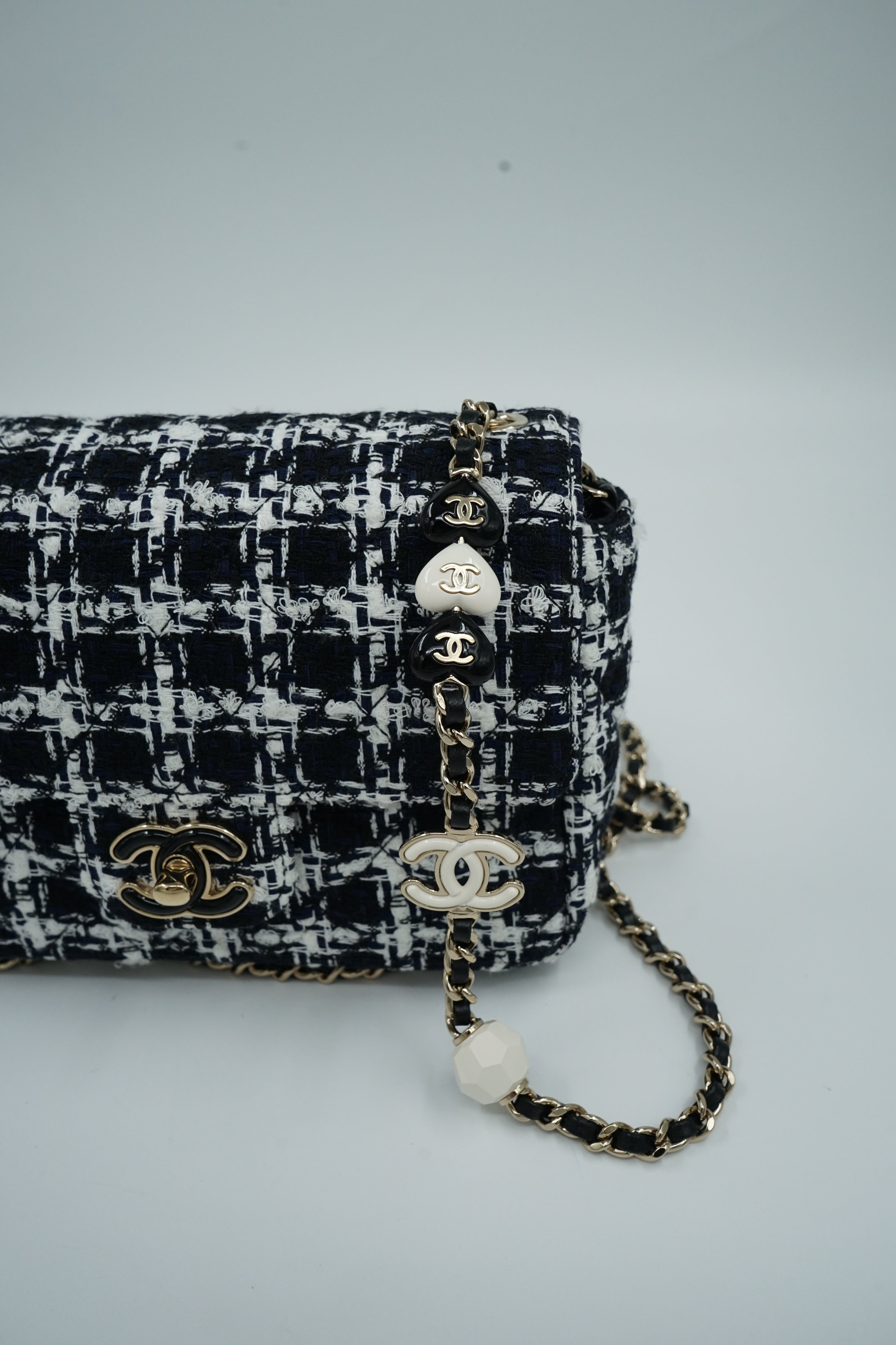 Chanel Mini Flap Bag Tweed SS23