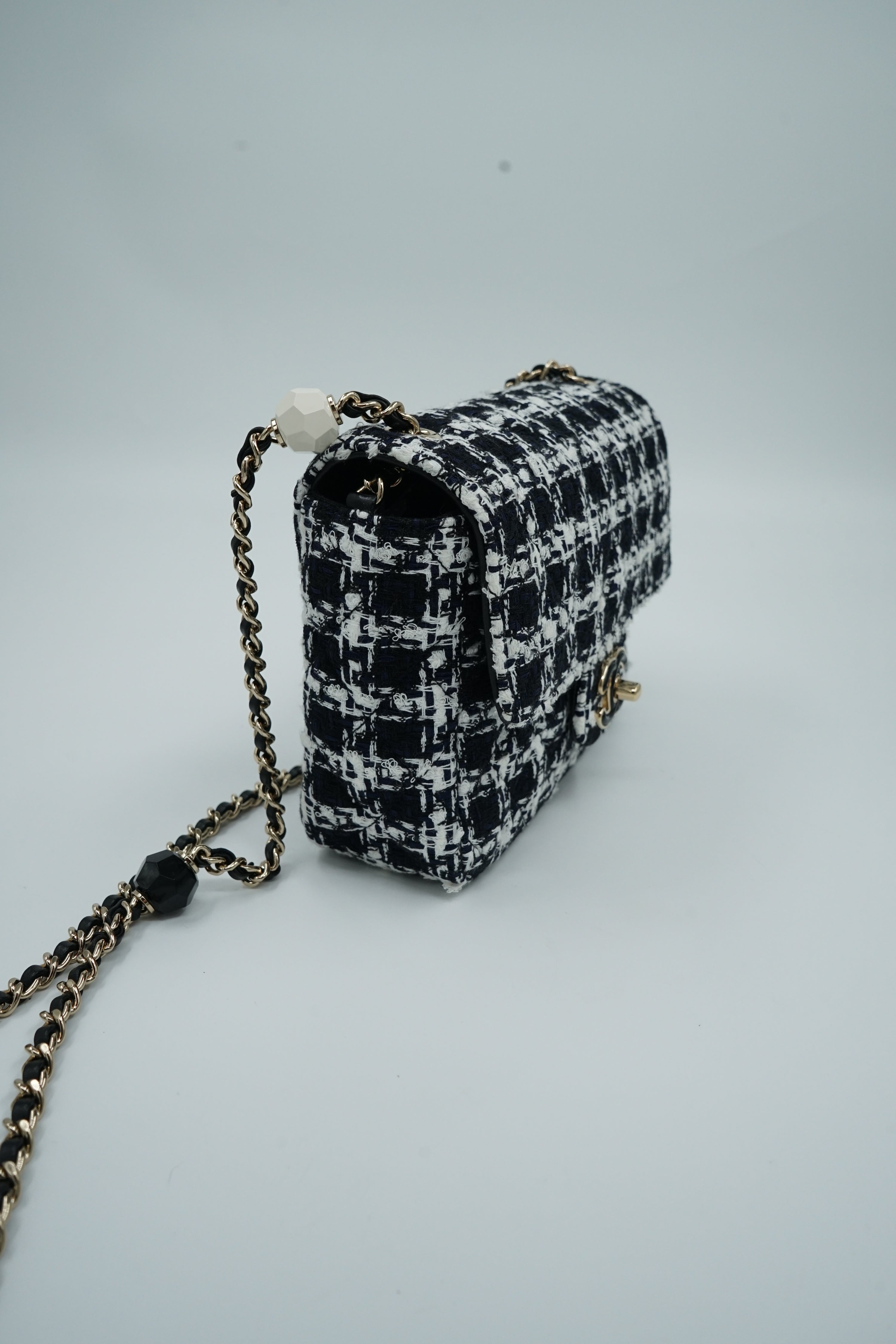 Chanel Mini Flap Bag Tweed SS23