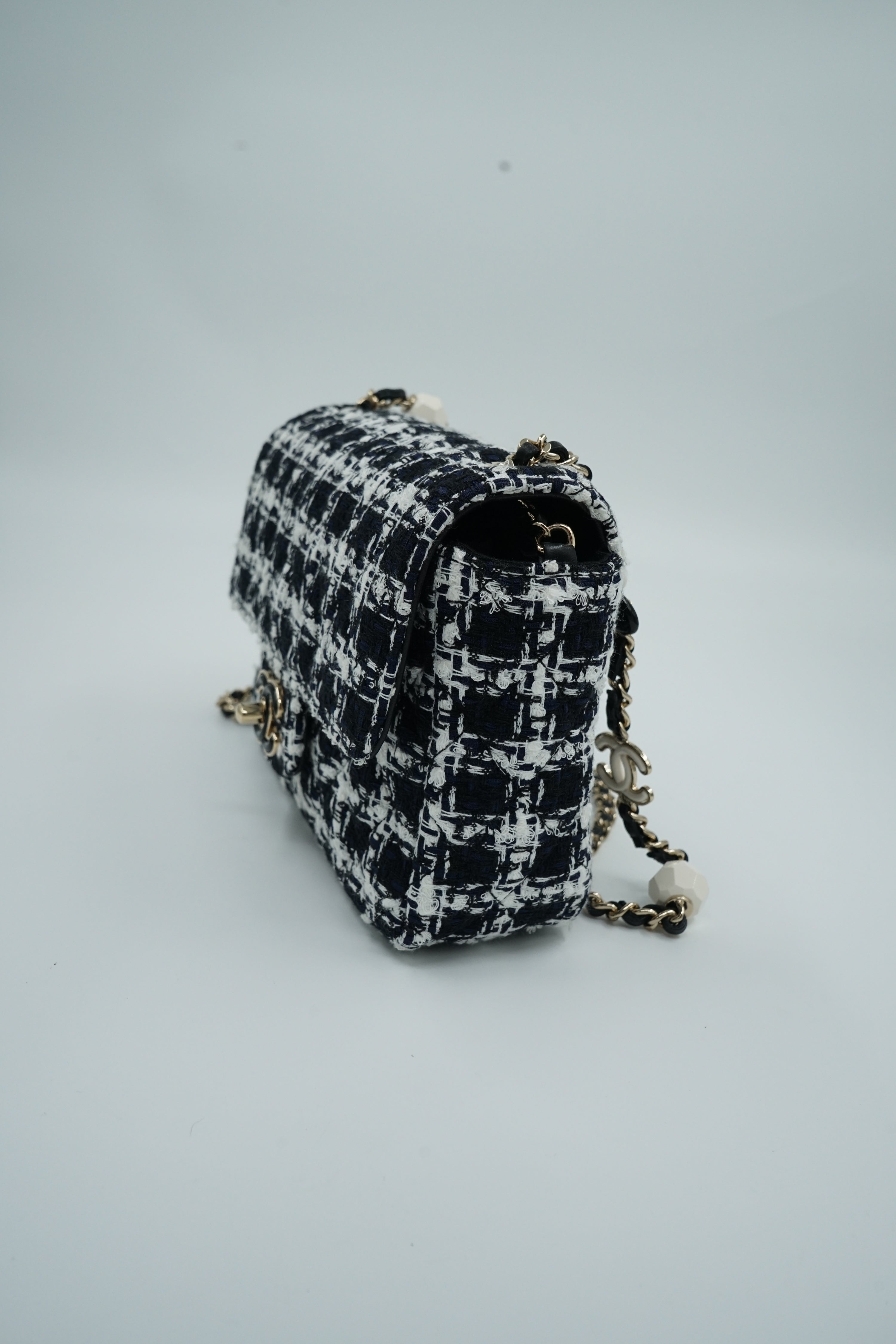 Chanel Mini Flap Bag Tweed SS23