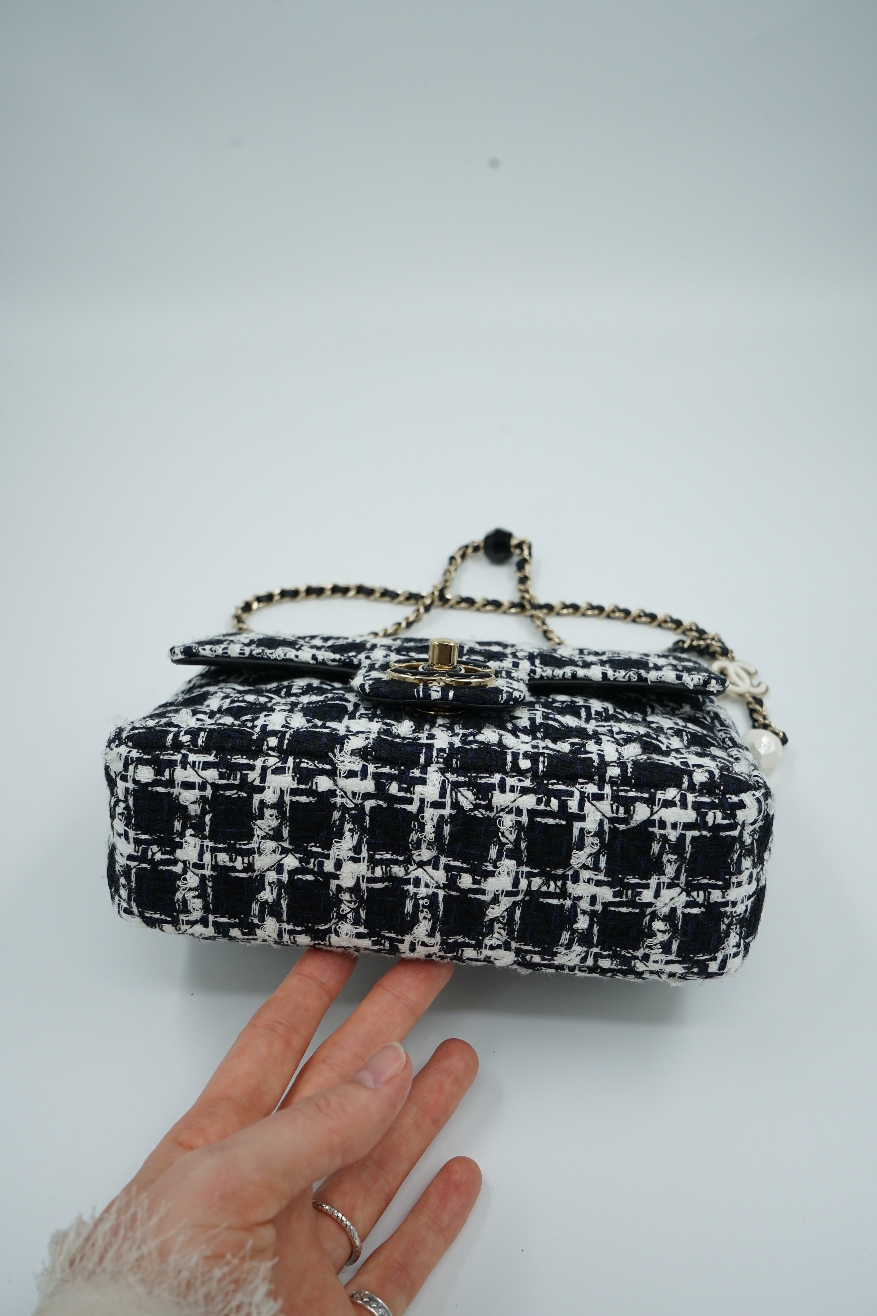 Chanel Mini Flap Bag Tweed SS23