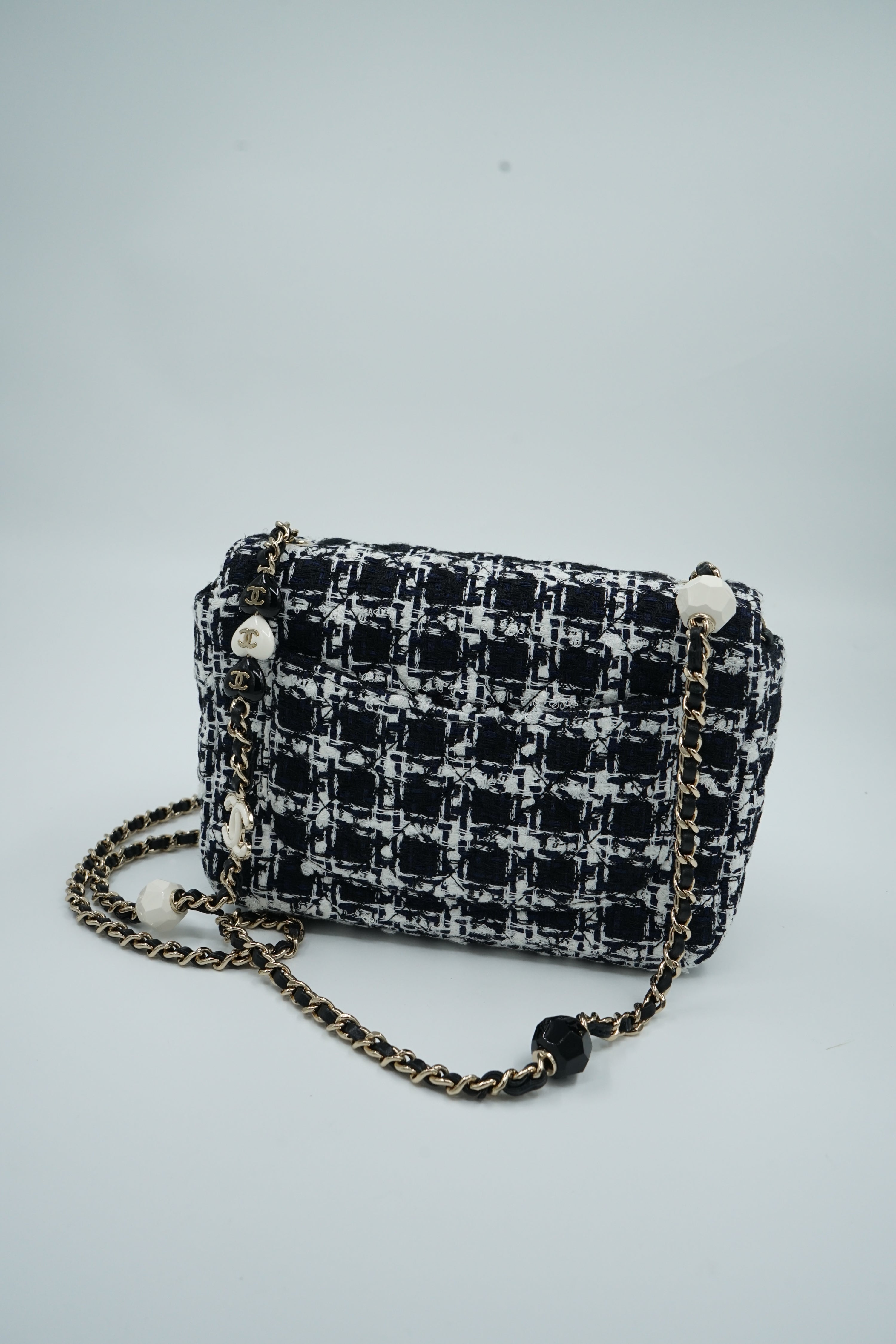 Chanel Mini Flap Bag Tweed SS23