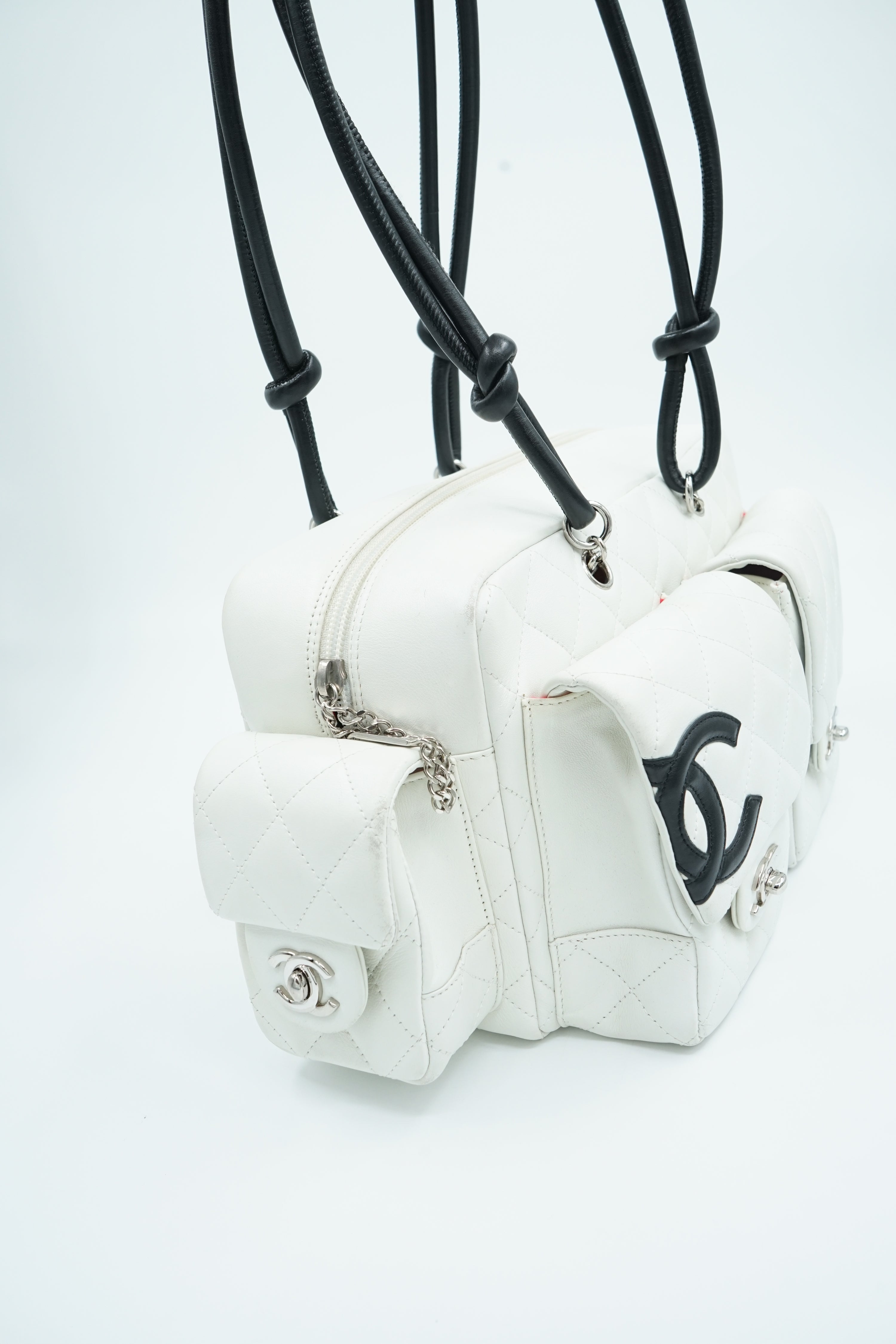 Chanel Cambon Reporter Bag White