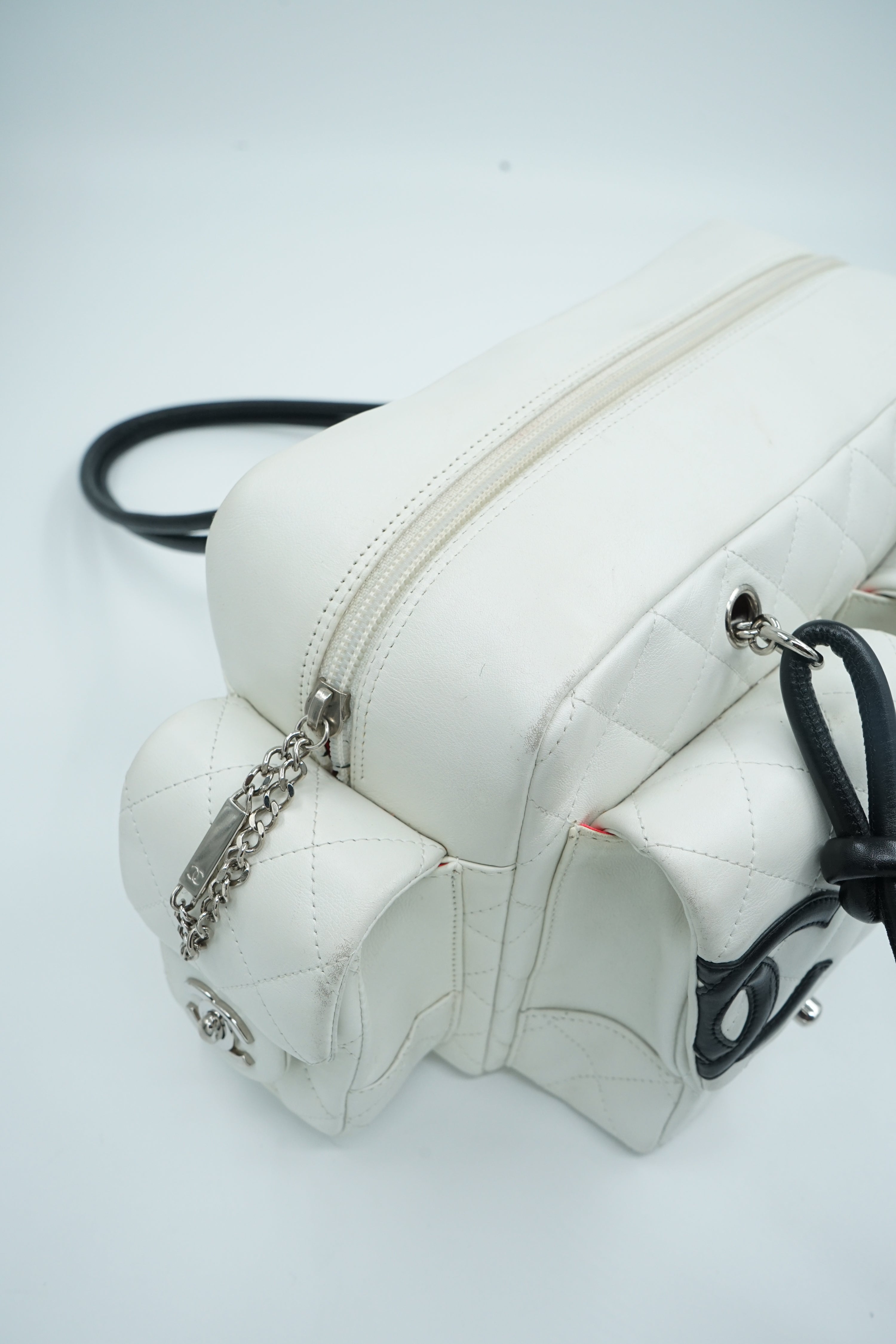 Chanel Cambon Reporter Bag White