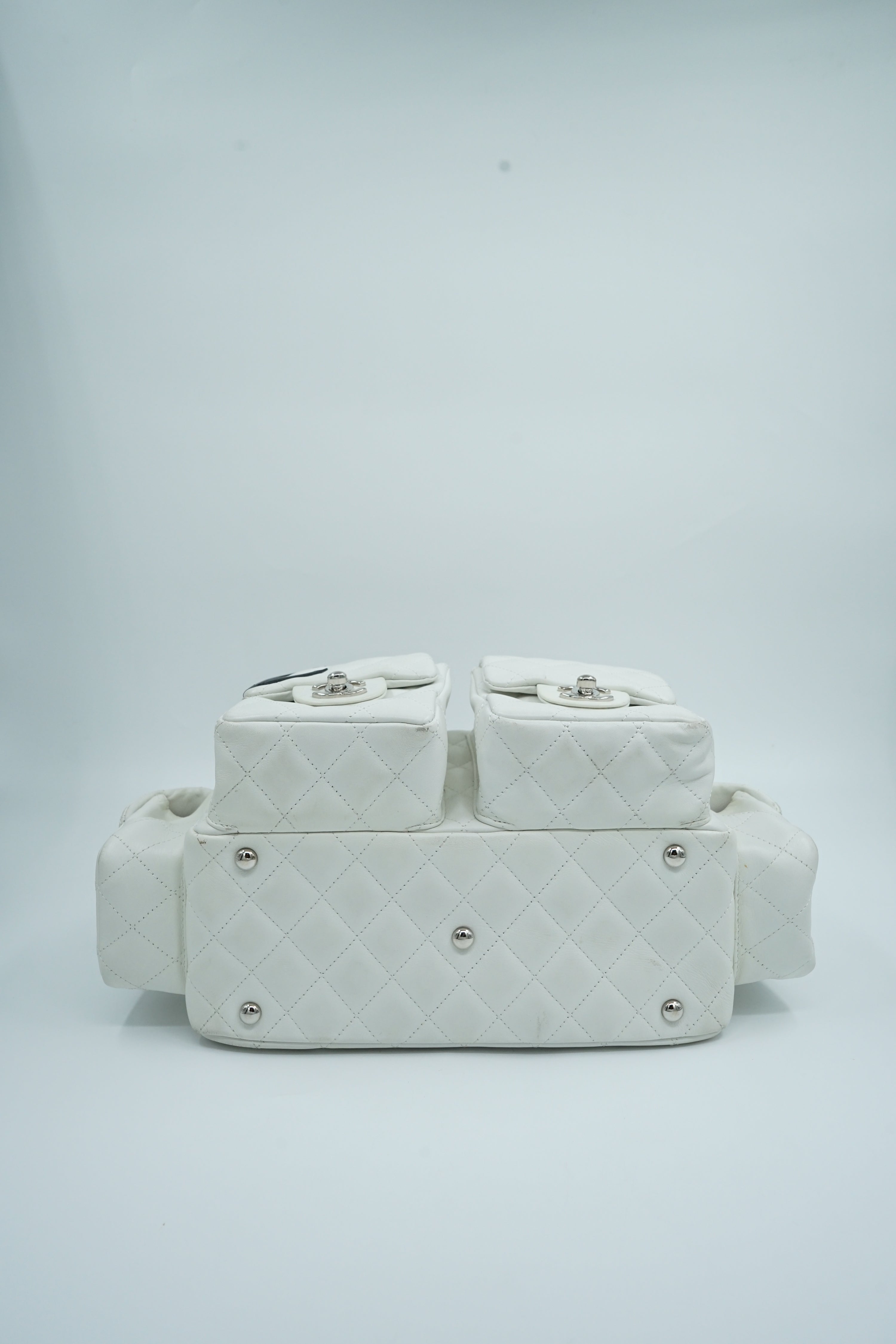Chanel Cambon Reporter Bag White