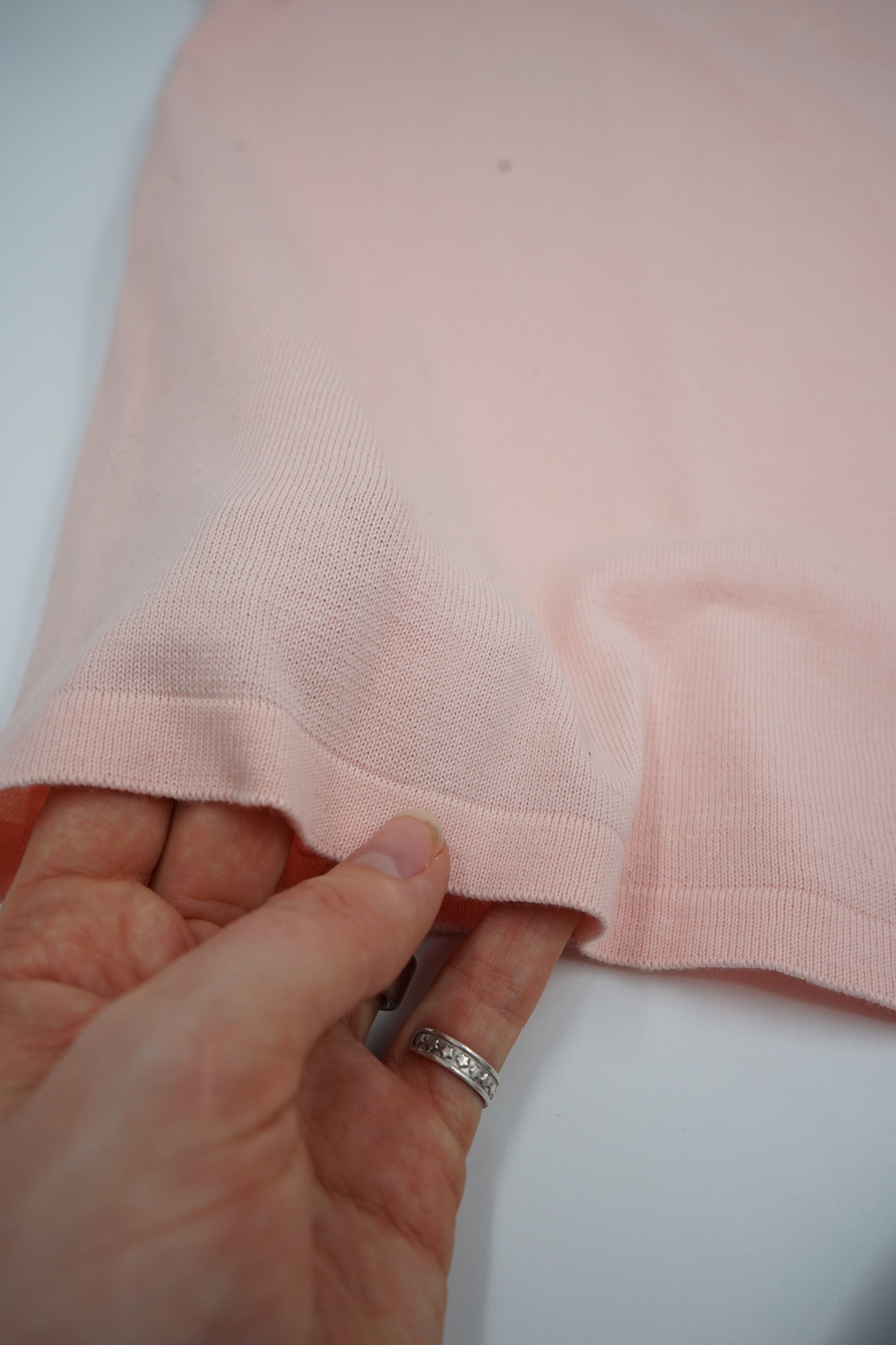 Chanel Knit Logo Tee Pink 2005