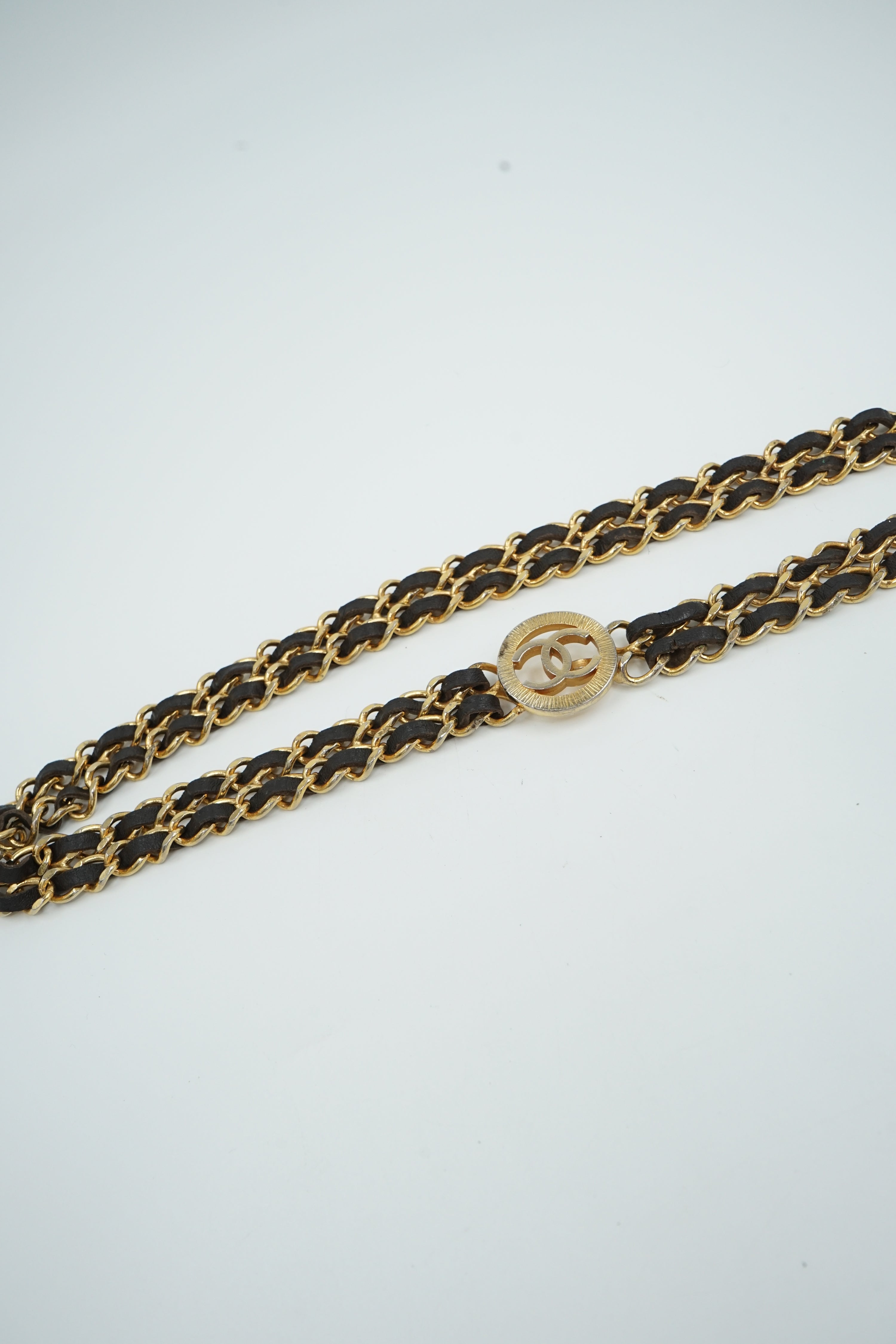 Chanel Gold Chain Link Belt