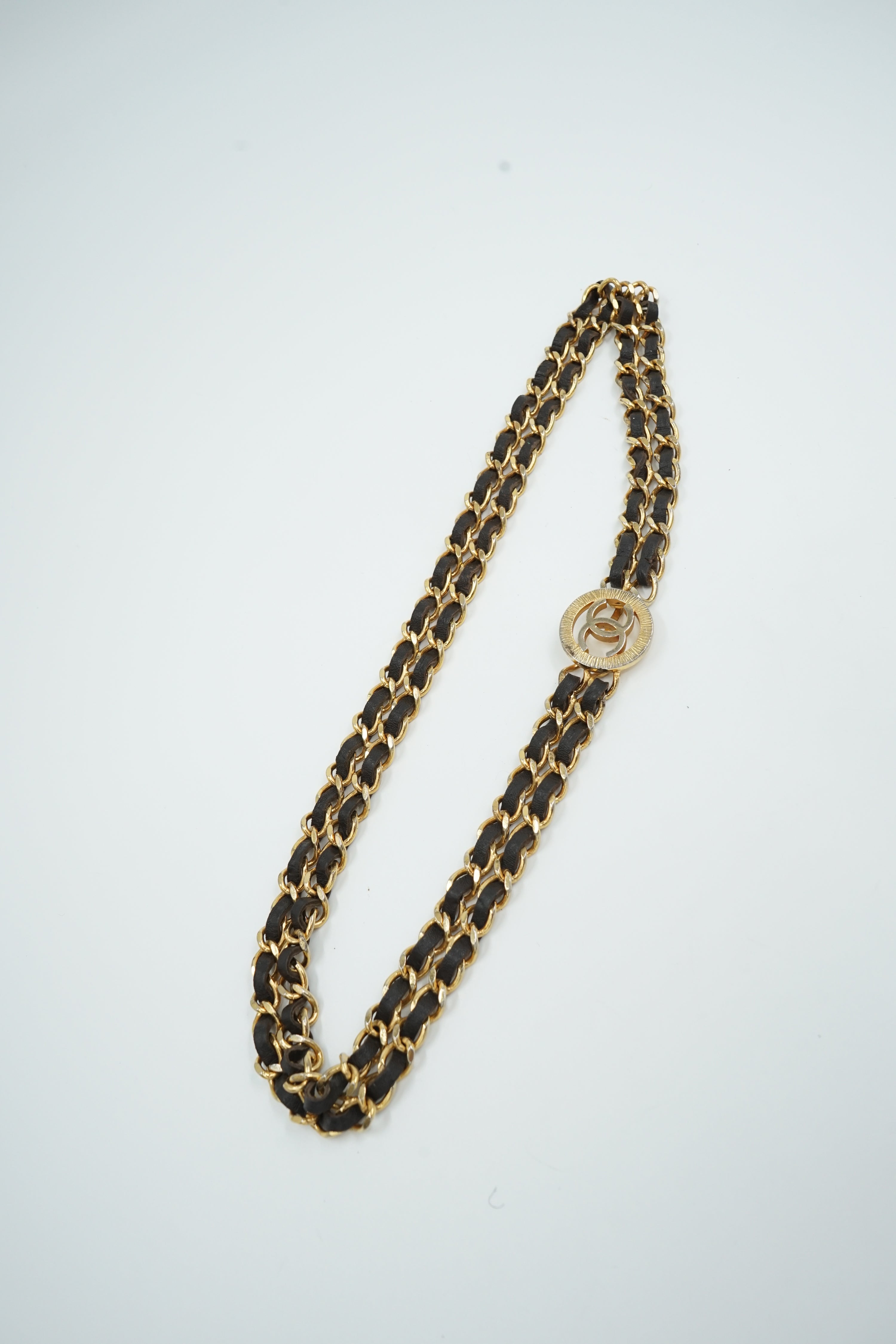 Chanel Gold Chain Link Belt