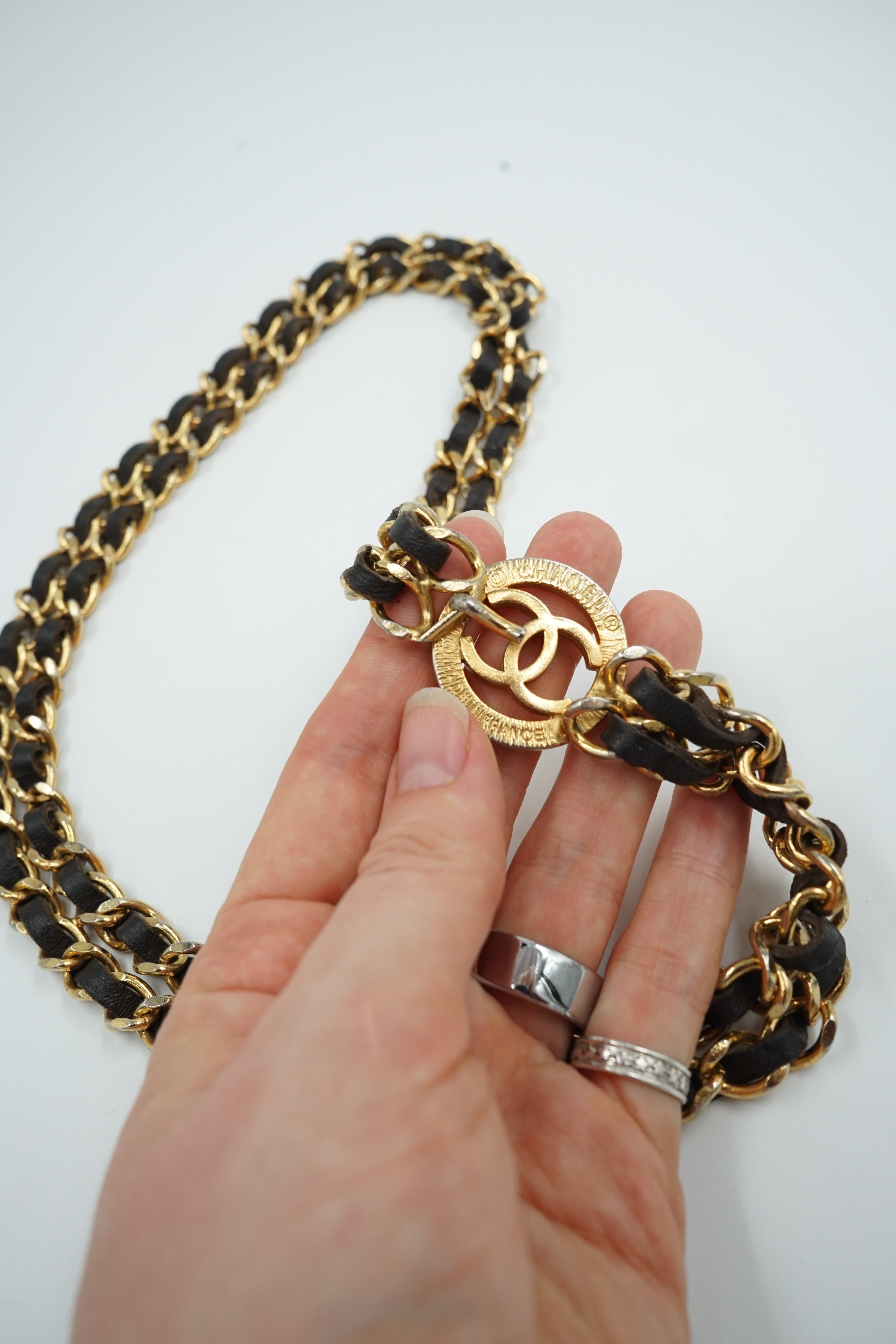 Chanel Gold Chain Link Belt