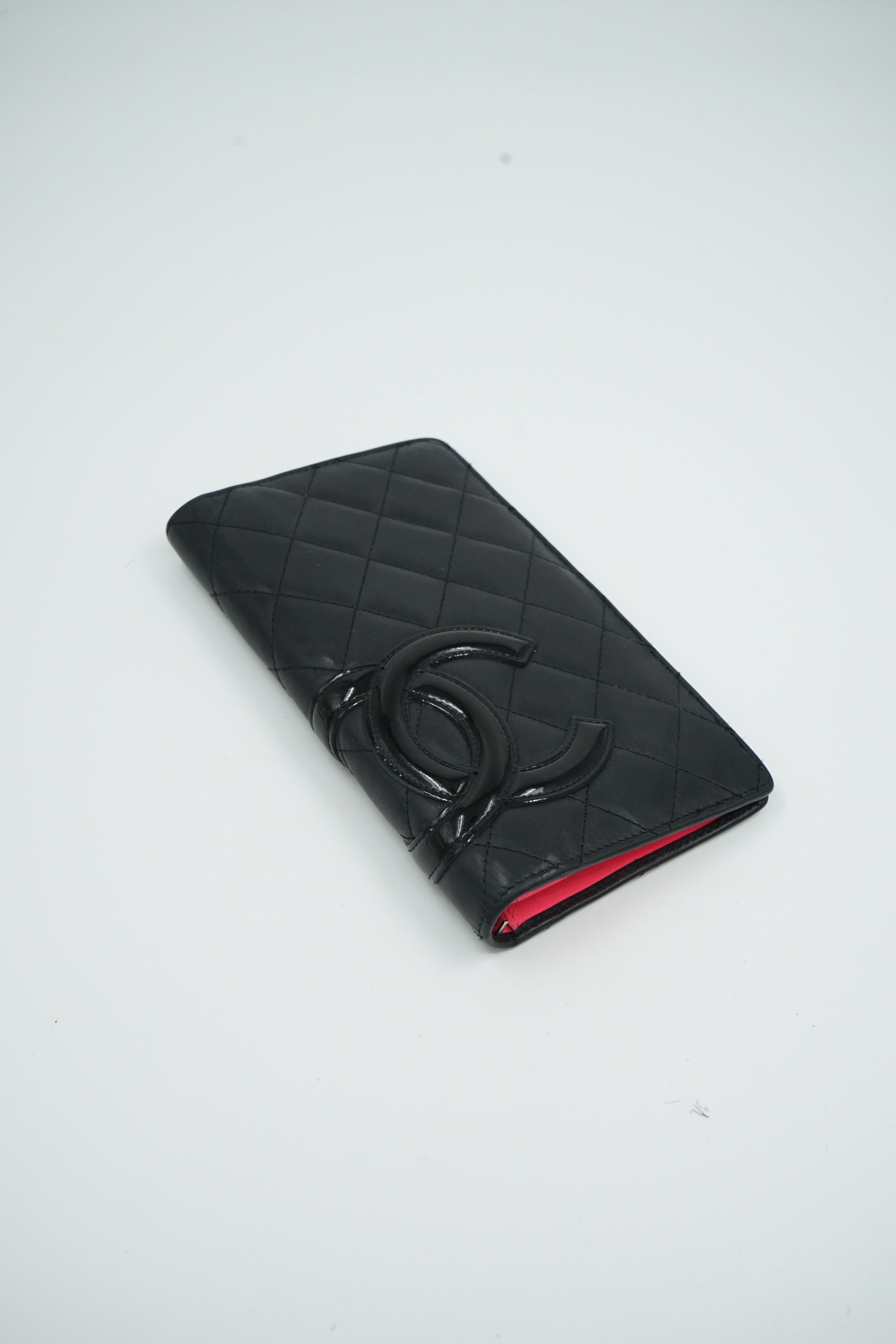 Chanel Cambon Flap Wallet Black