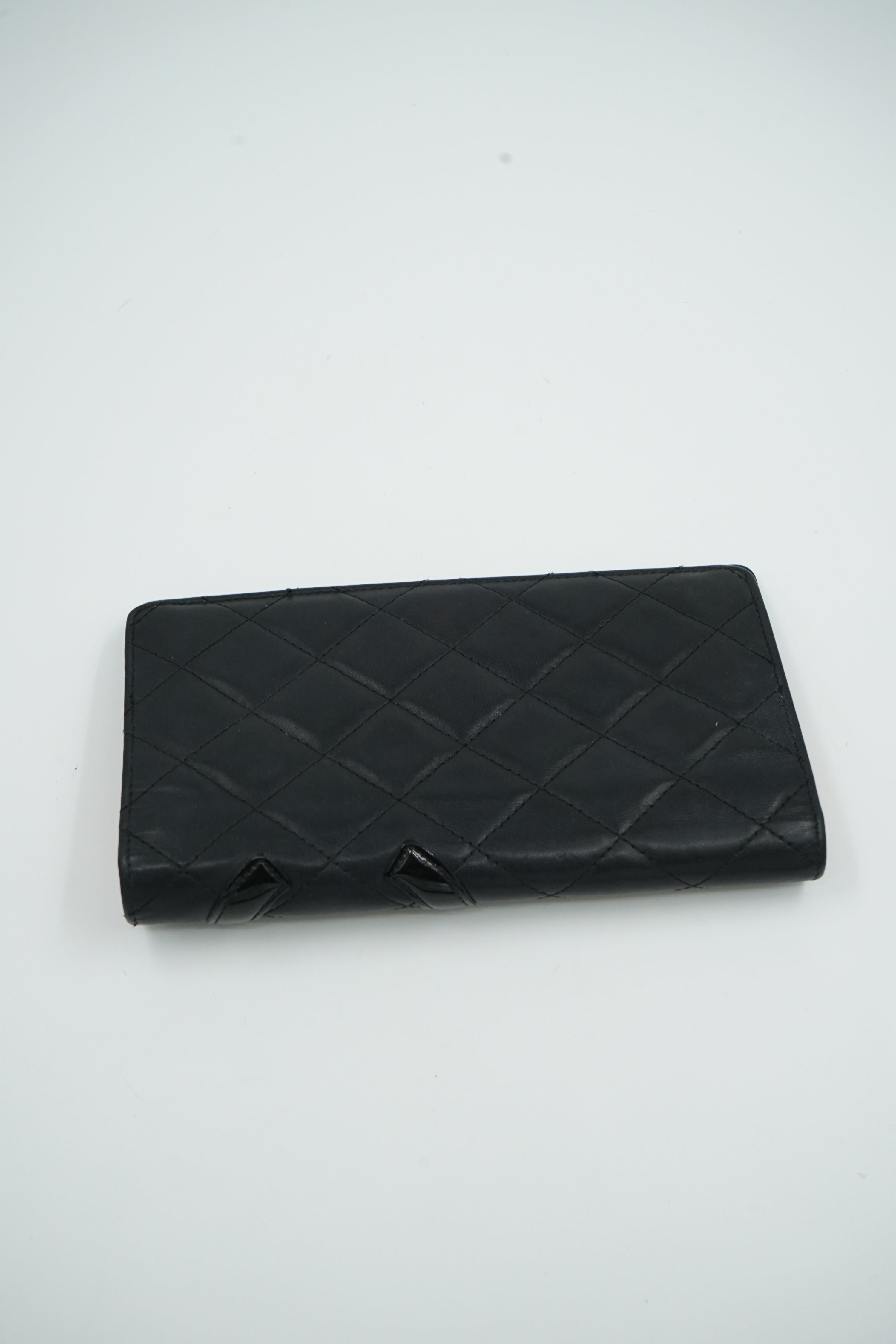 Chanel Cambon Flap Wallet Black