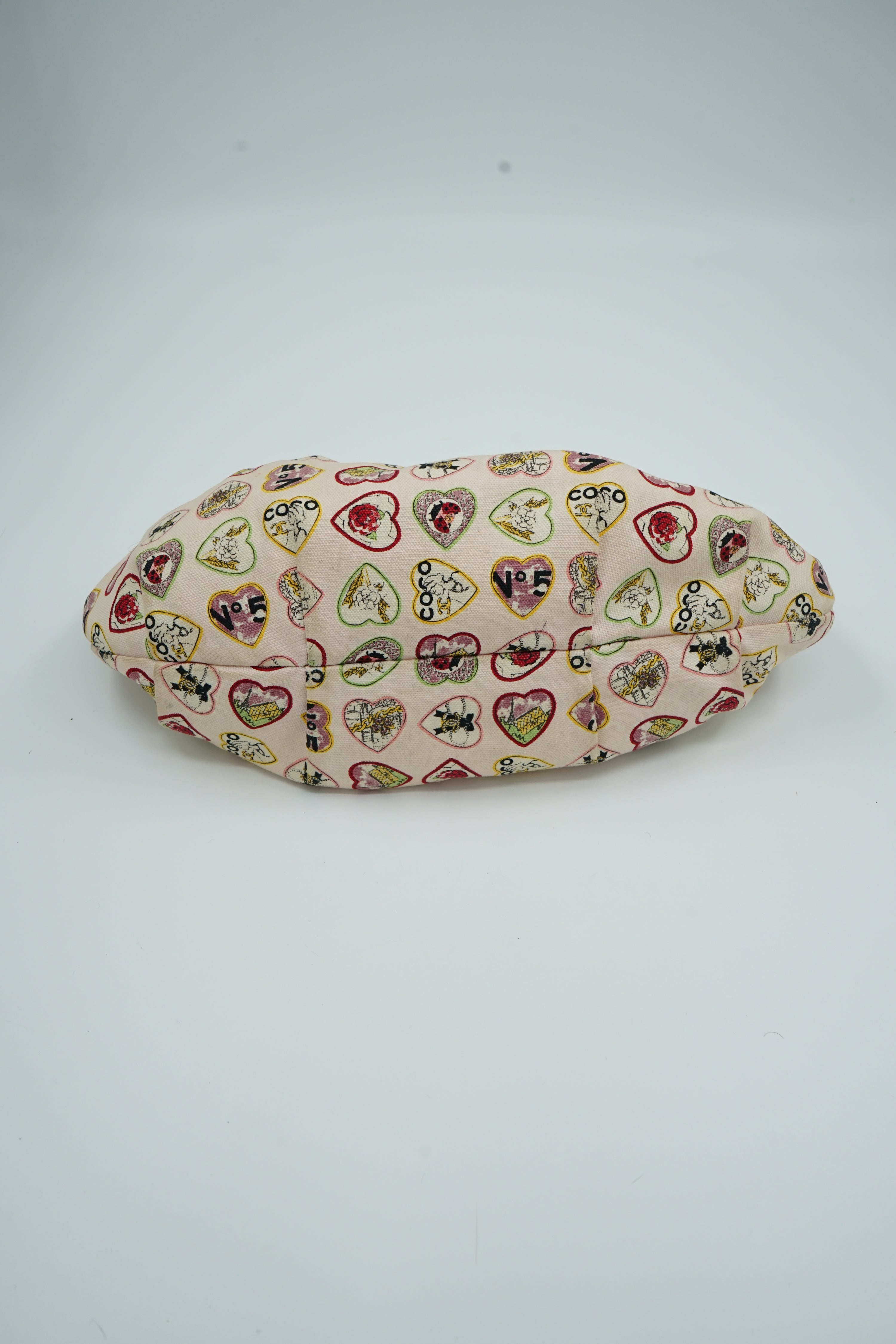 Chanel Valentine Small Hobo Canvas Bag