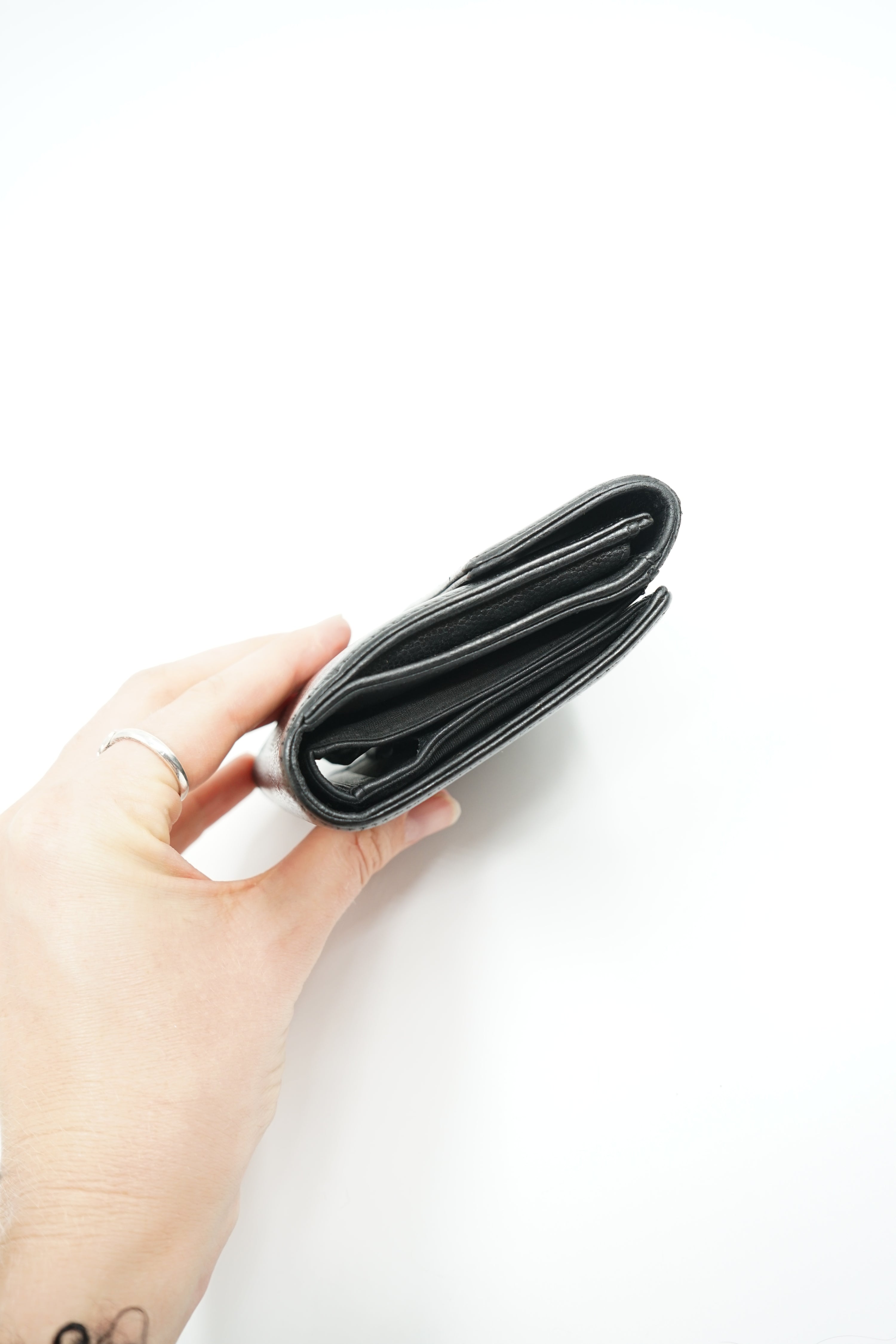 Chanel Caviar Fold Wallet