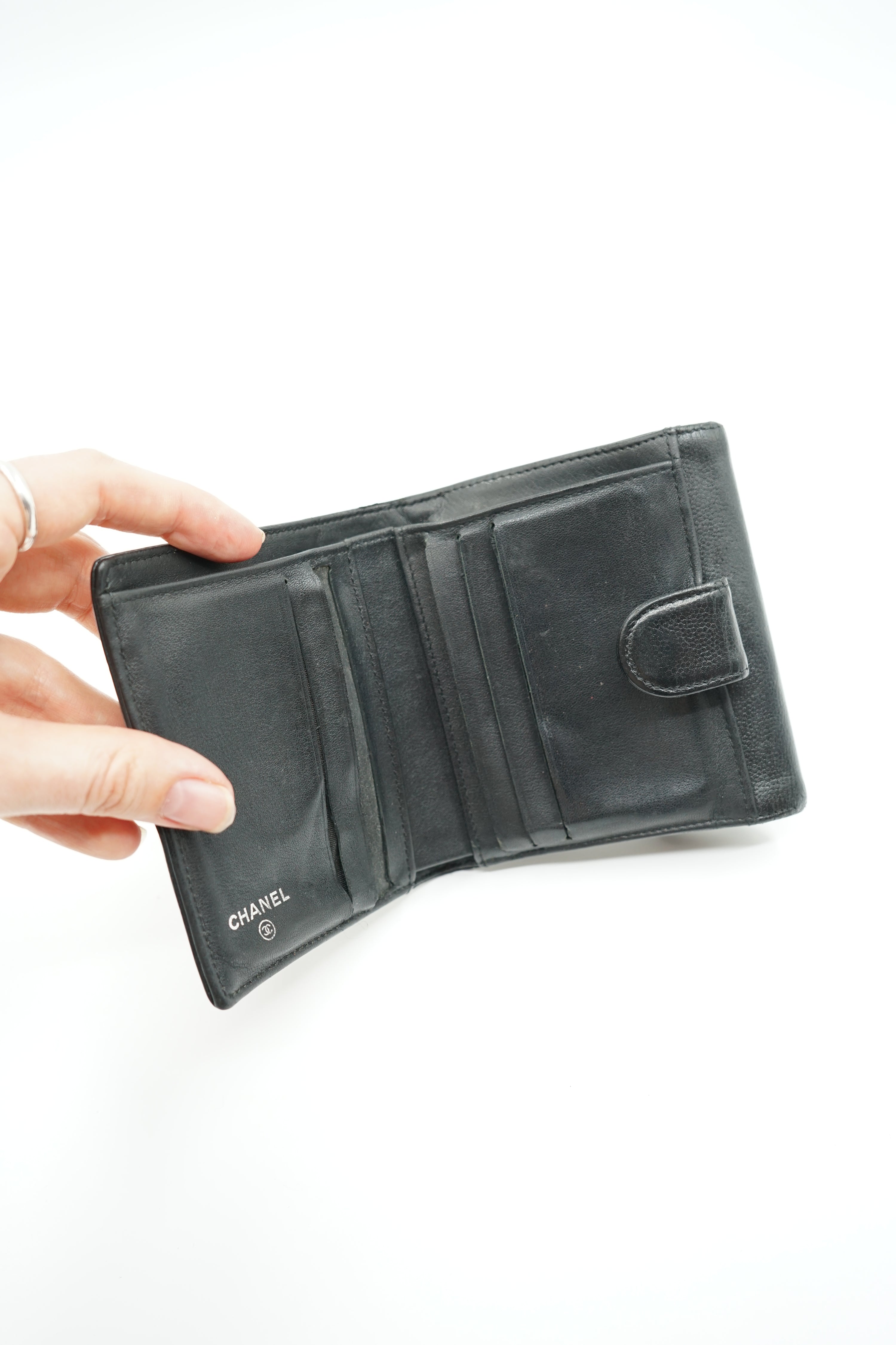 Chanel Caviar Fold Wallet