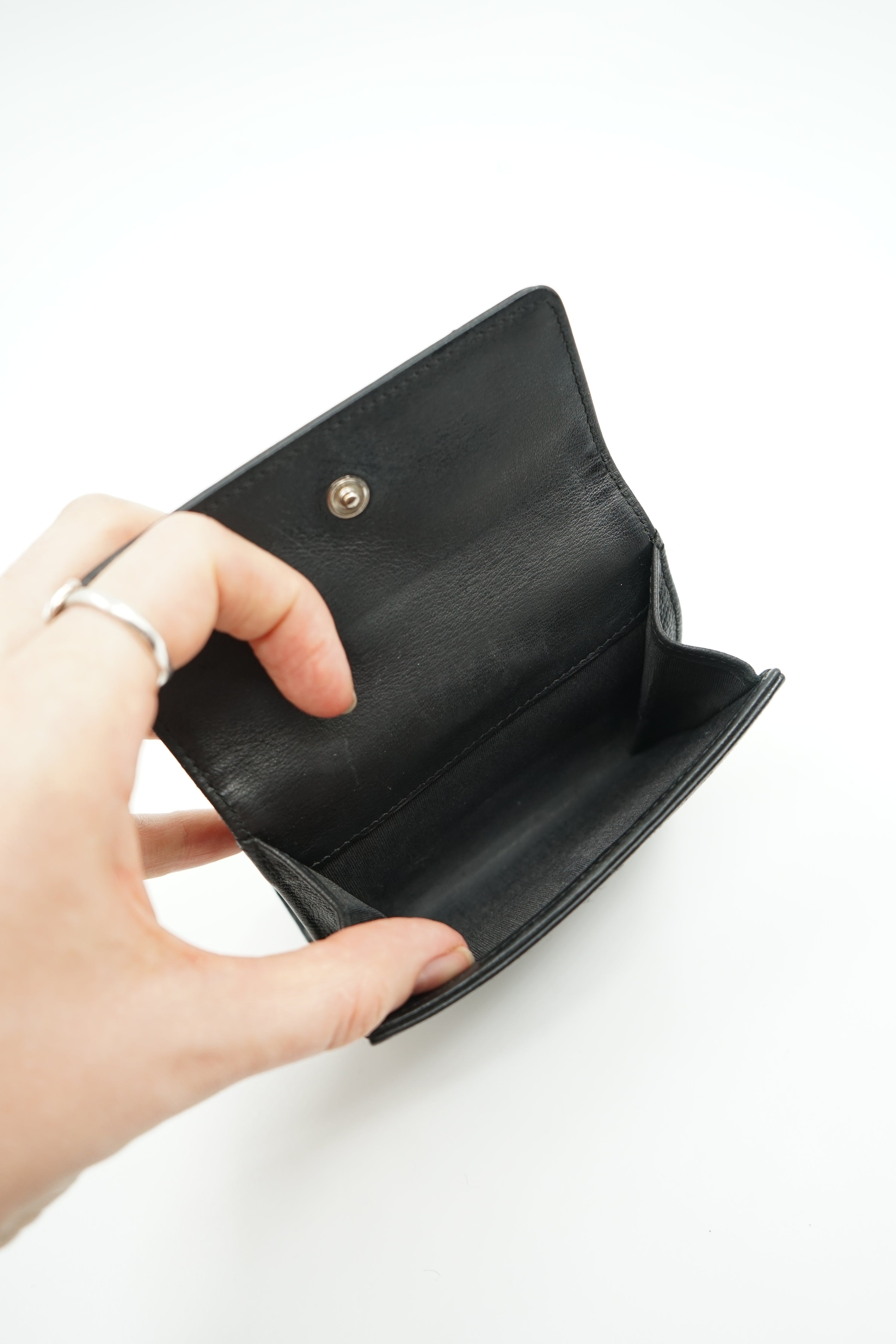Chanel Caviar Fold Wallet