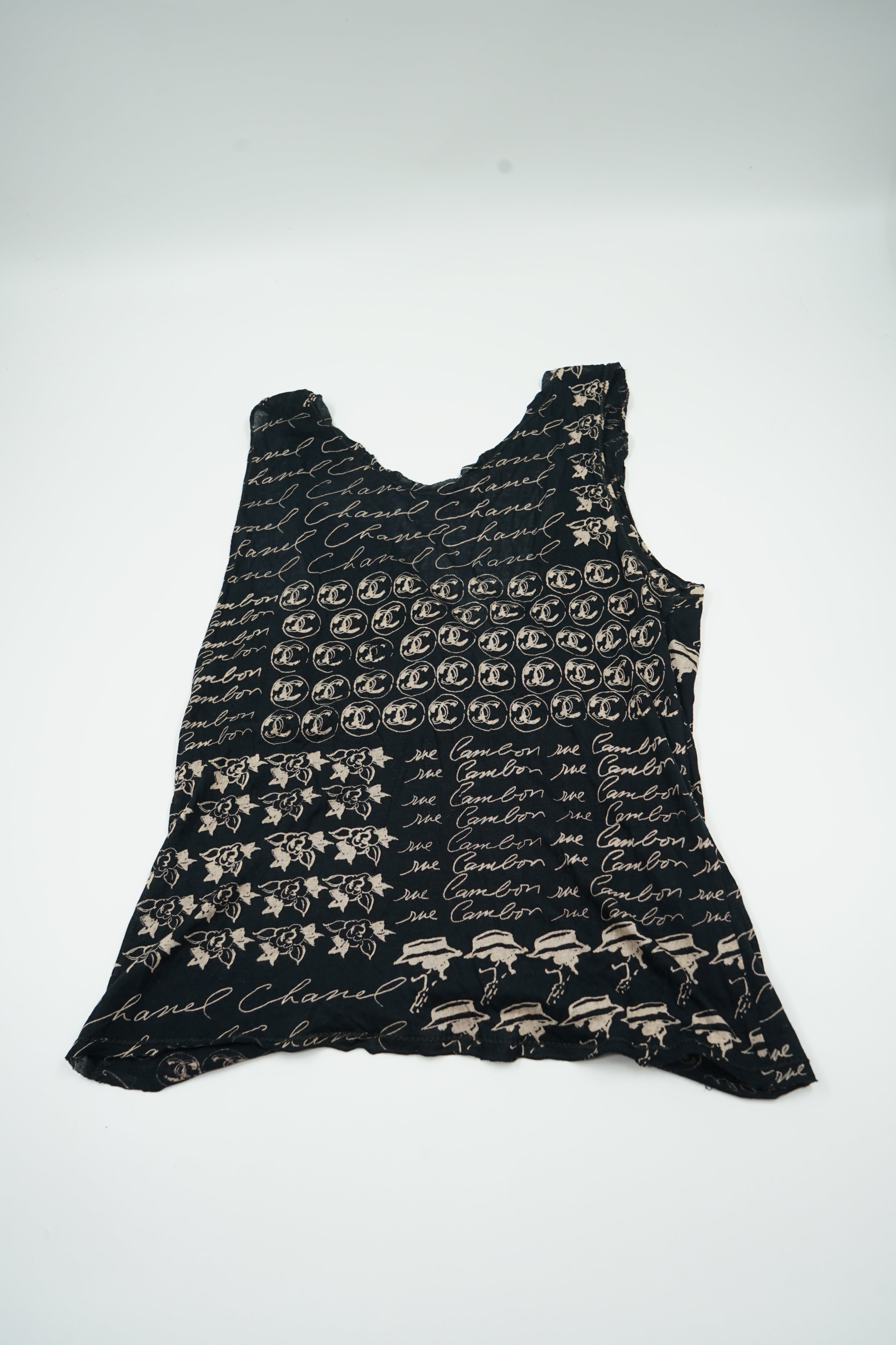 Chanel Printed Camisole Top 2006