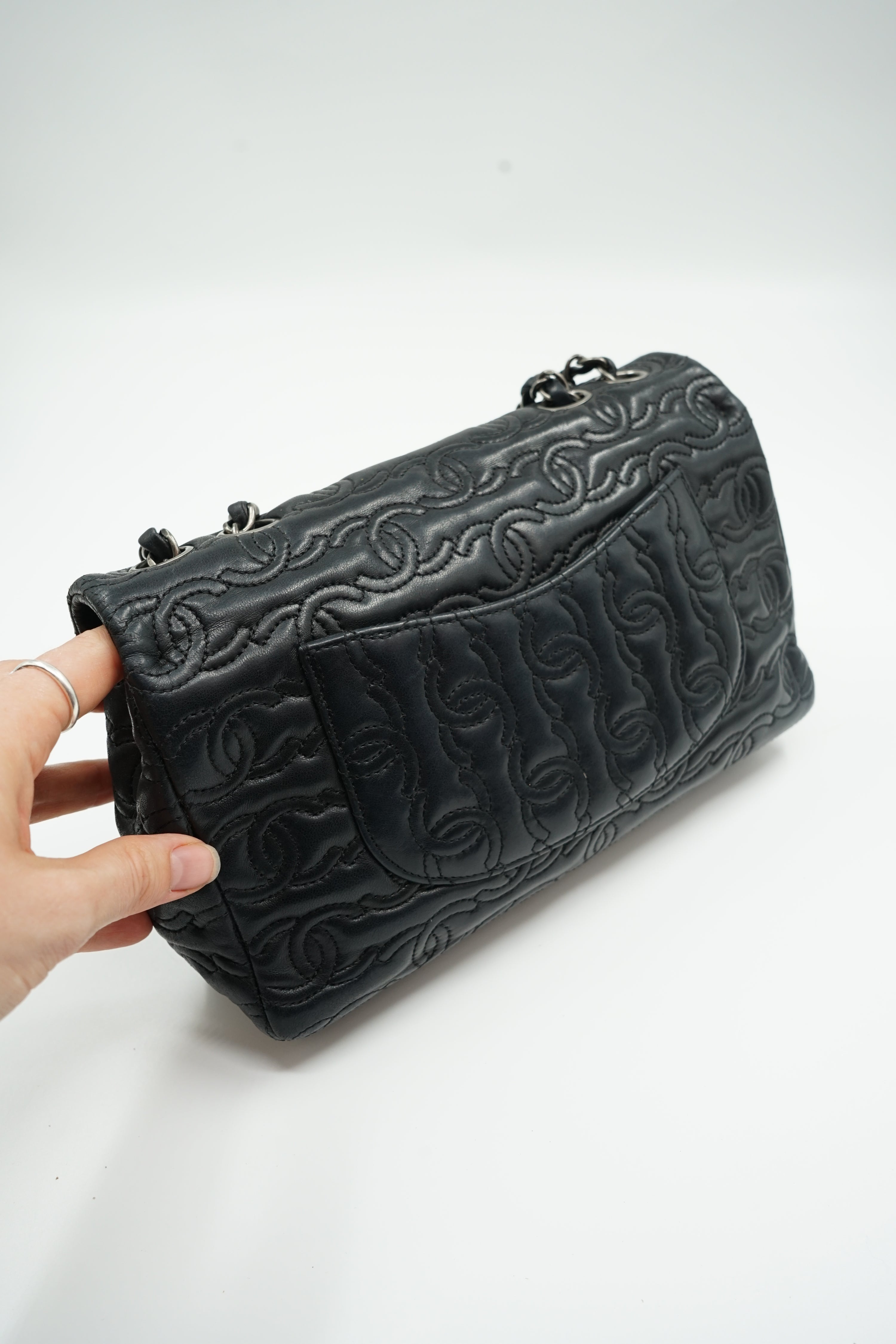 Chanel Medium CC Embossed Single Flap