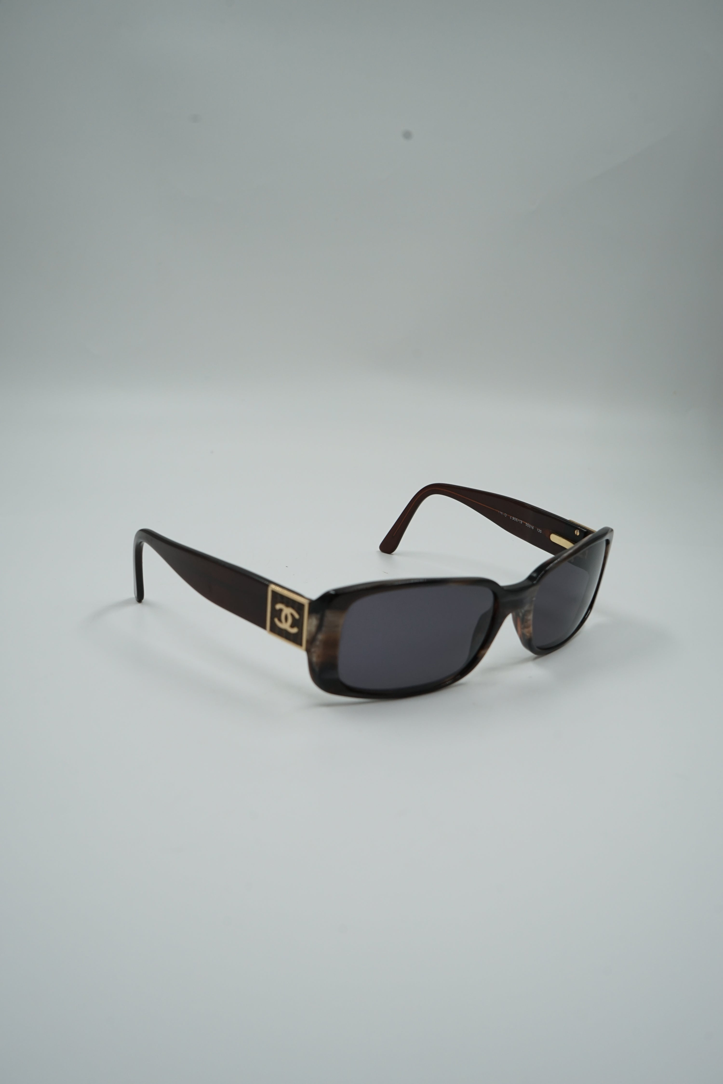 Chanel Brown Logo Sunglasses