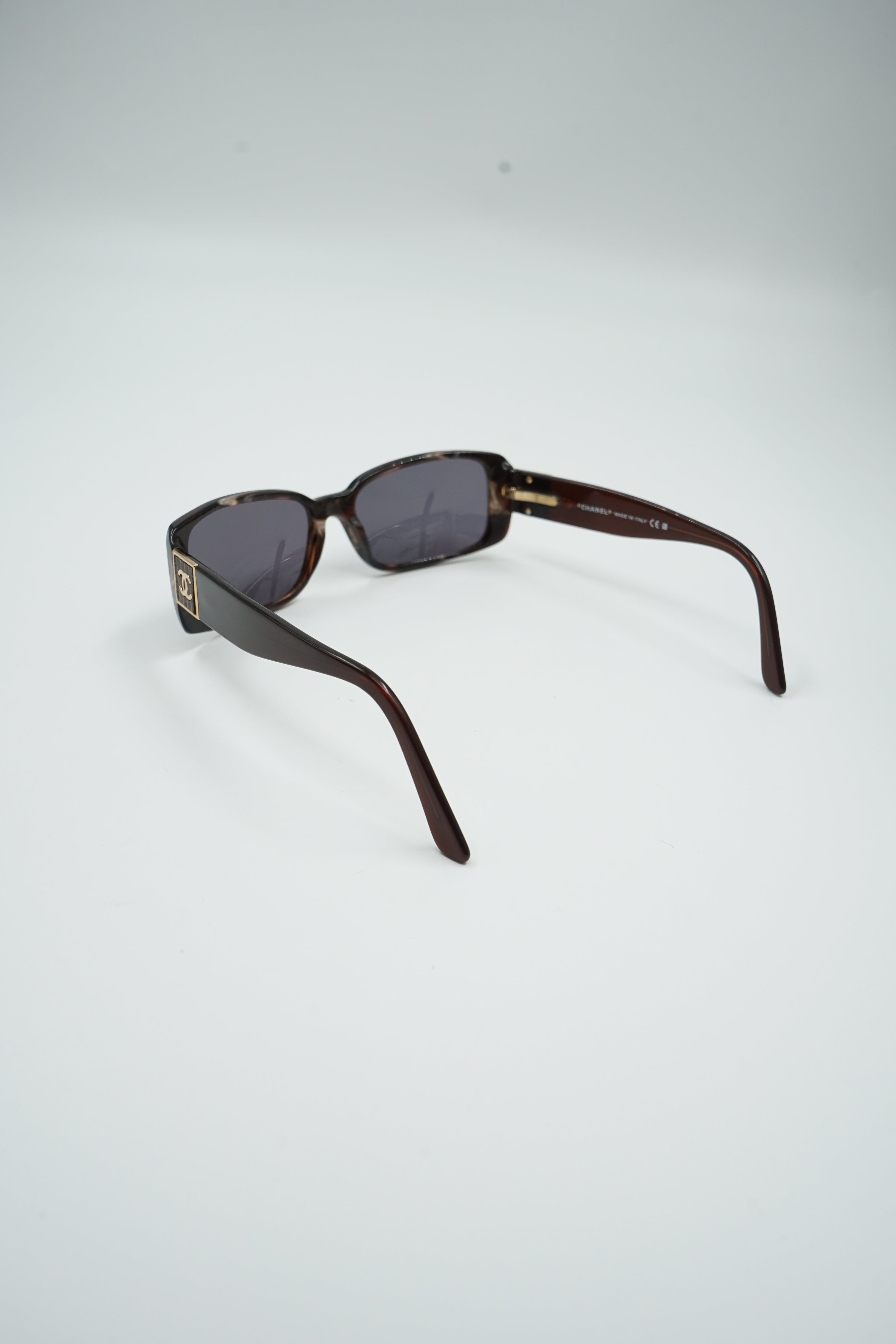 Chanel Brown Logo Sunglasses
