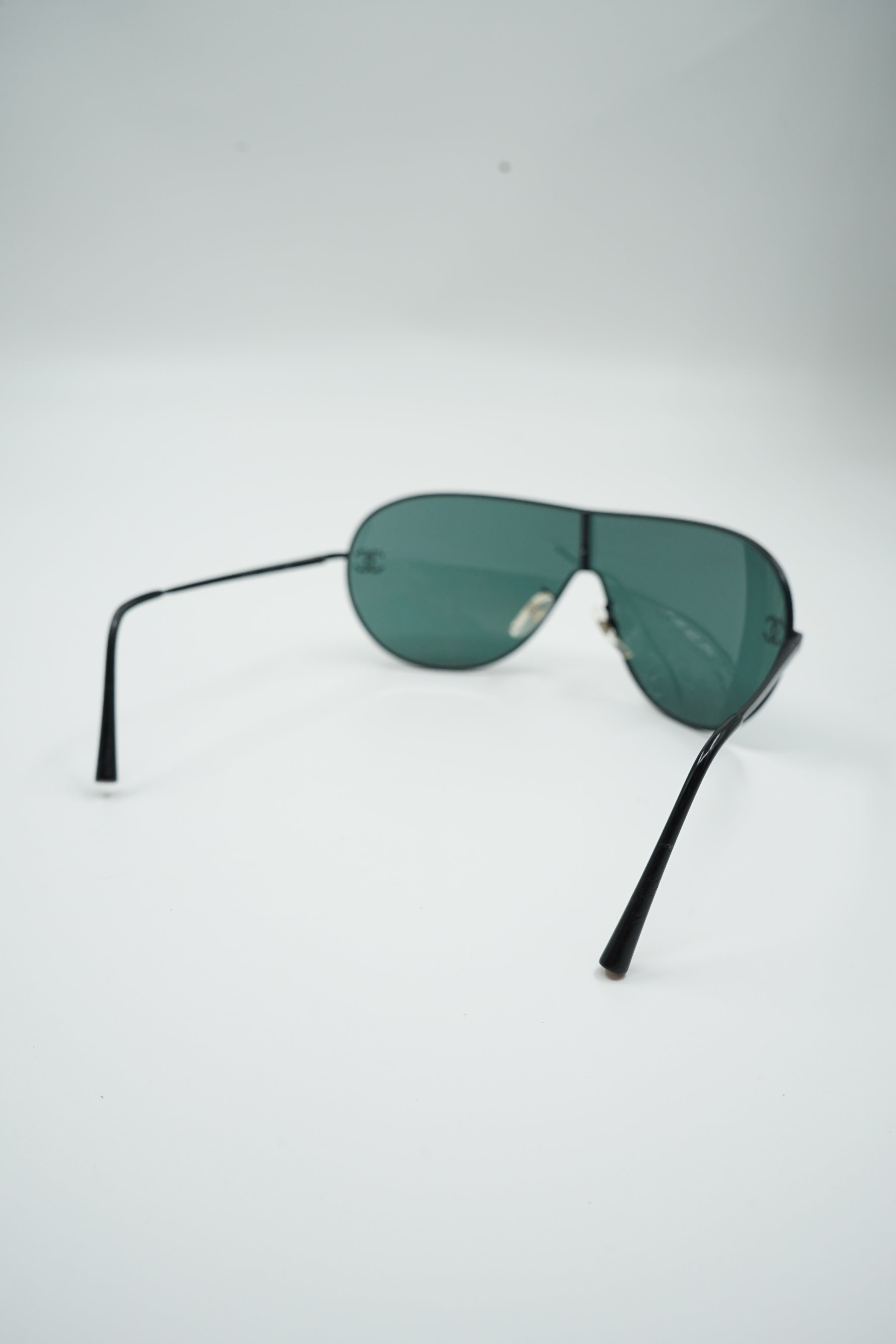 Chanel Crystal Logo Glasses Black