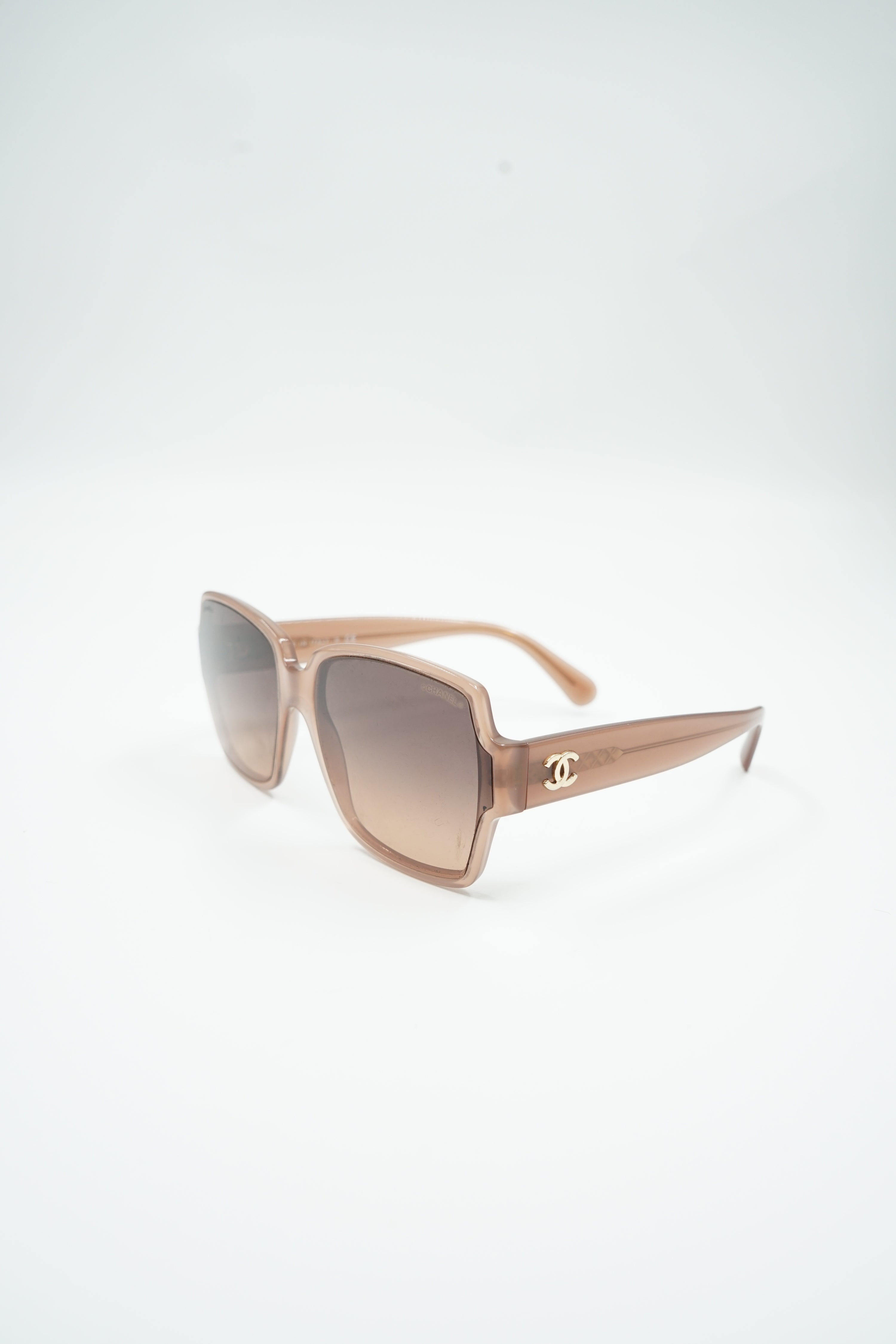 Chanel Pink Logo Sunglasses