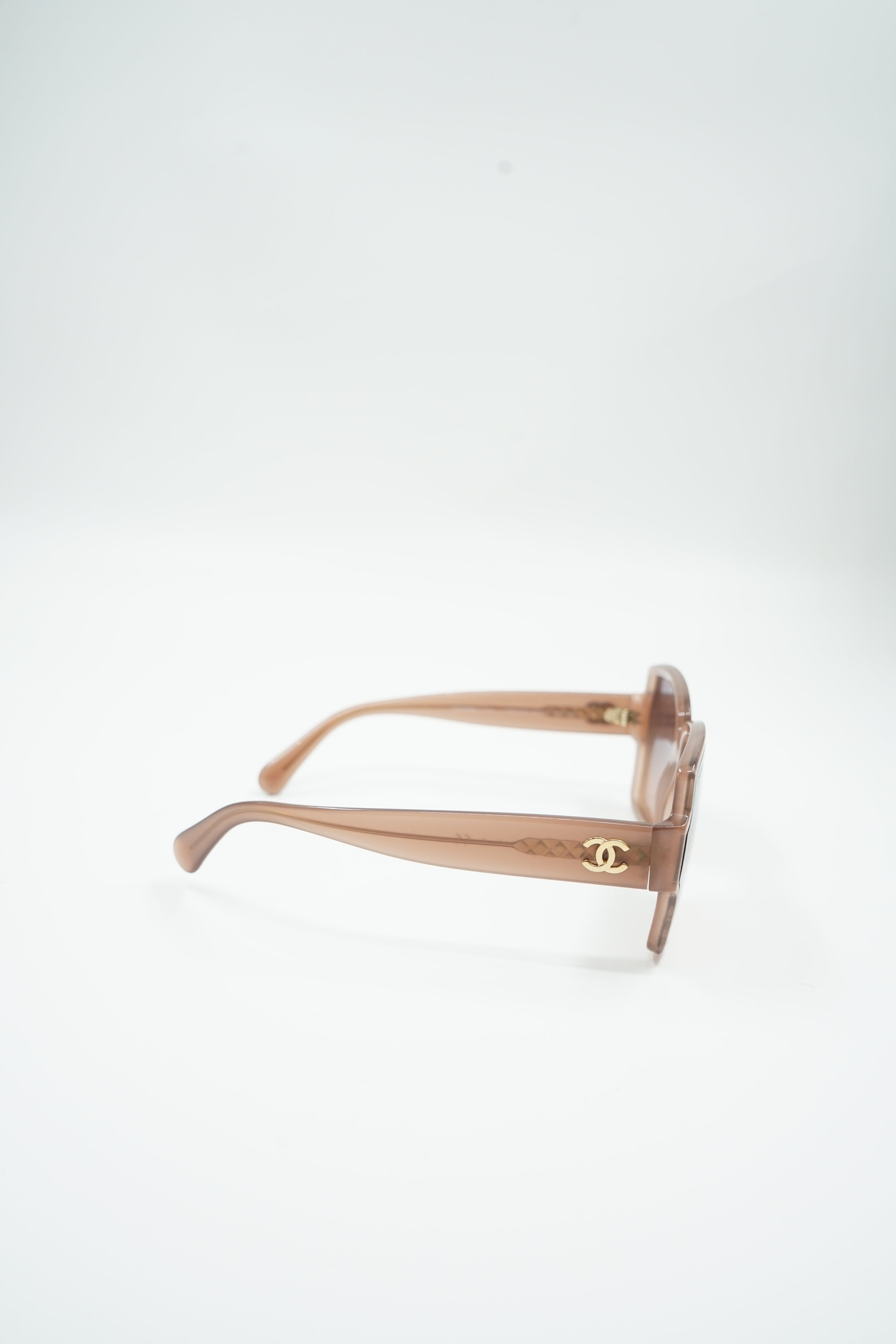 Chanel Pink Logo Sunglasses