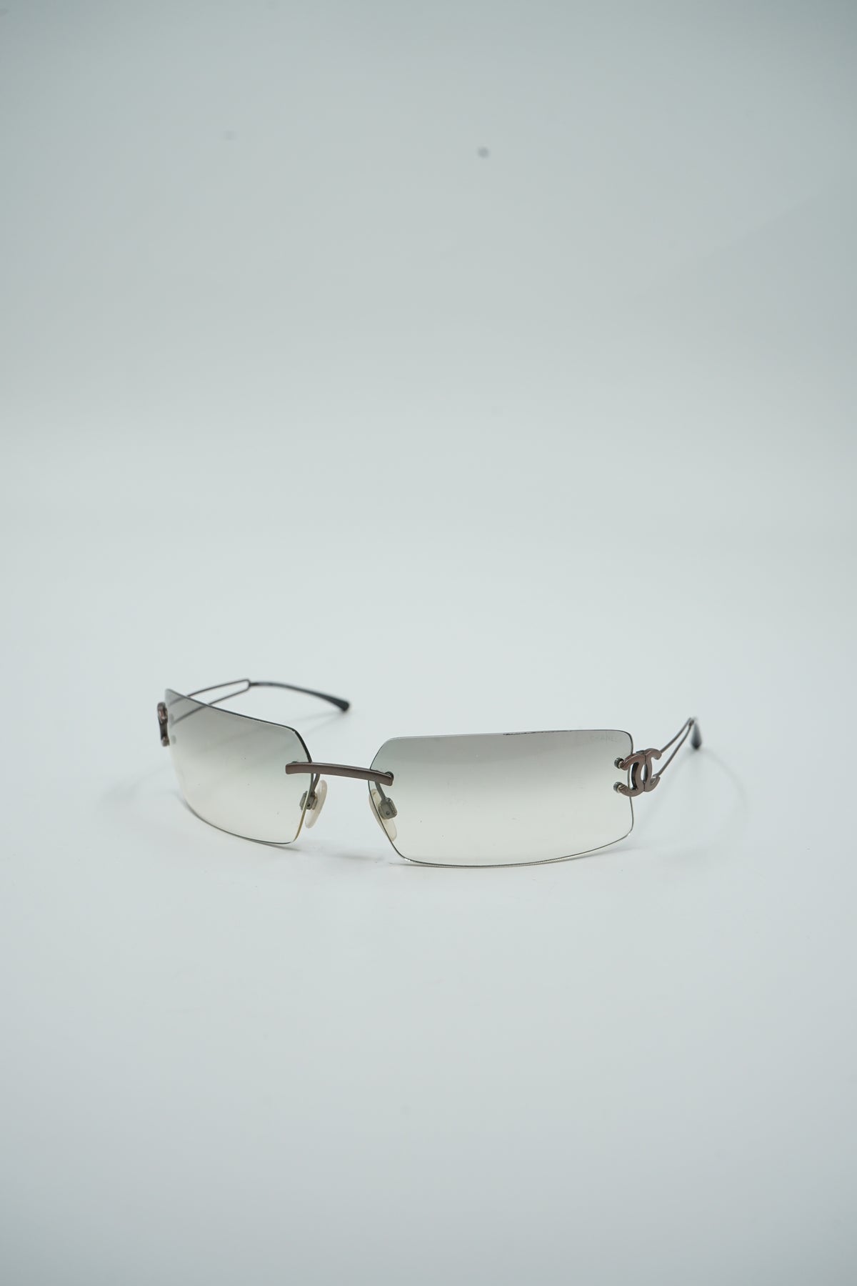 Chanel Transparent Logo Sunglasses