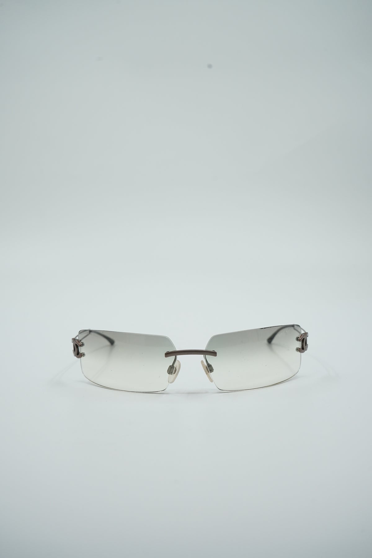 Chanel Transparent Logo Sunglasses